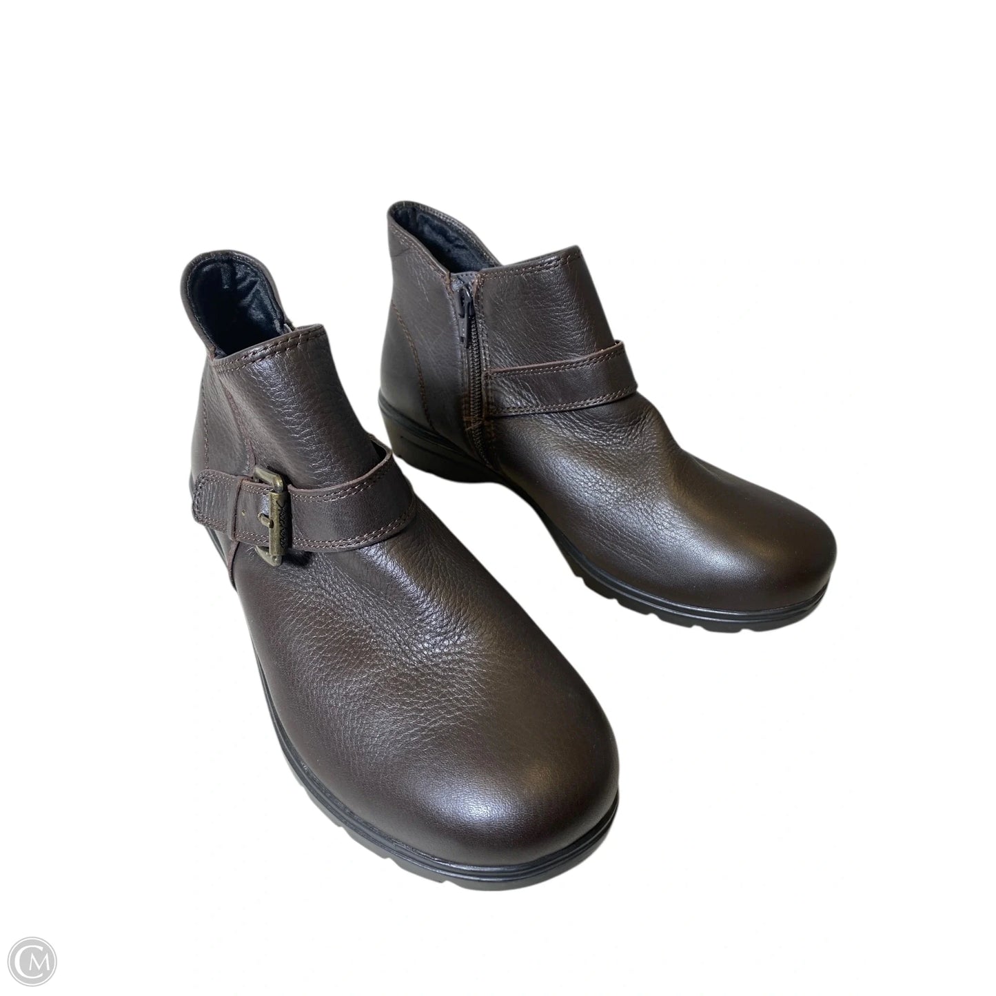 Boots Ankle Flats By Skechers In Brown, Size: 7.5