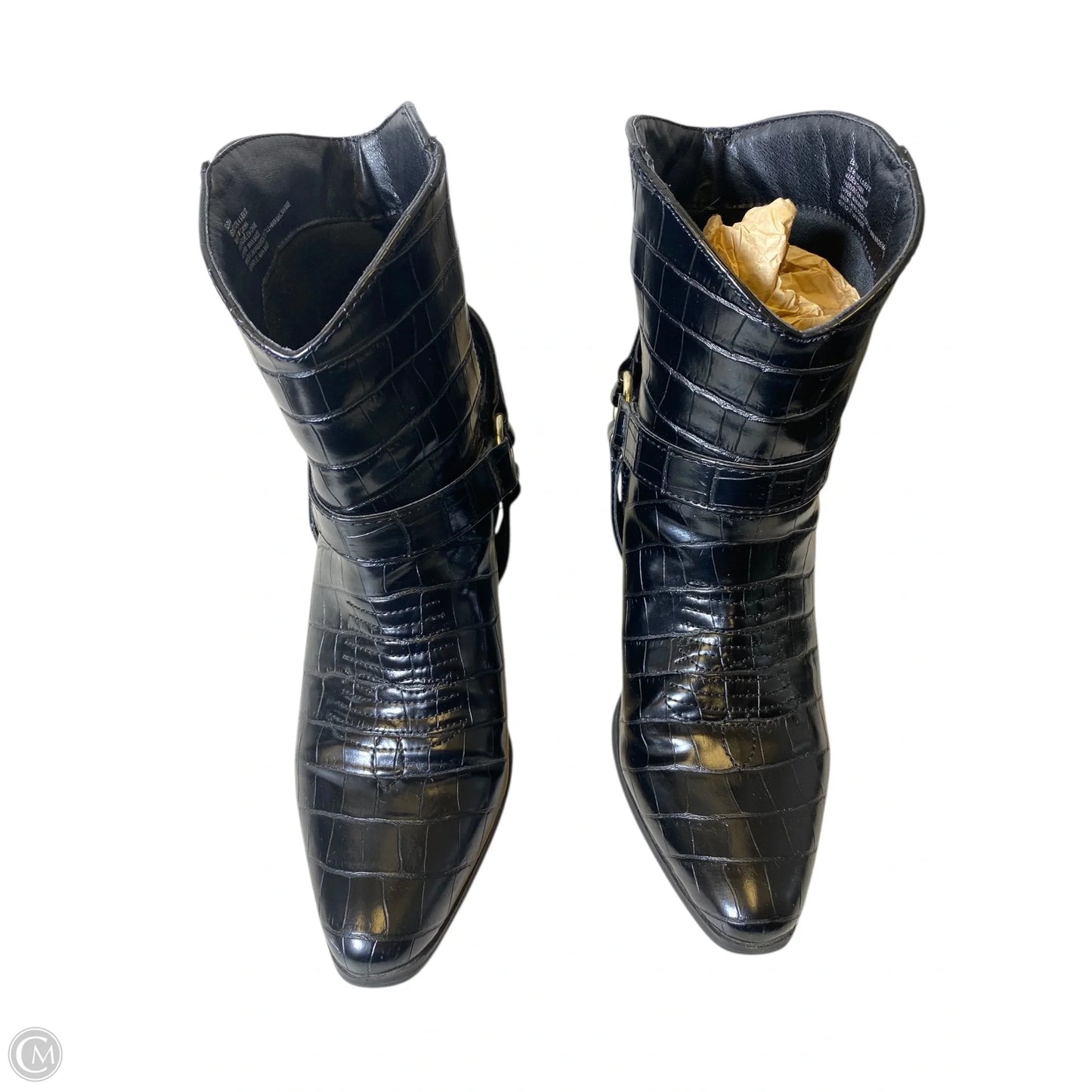 Boots Western By Just Fab In Black, Size: 6.5