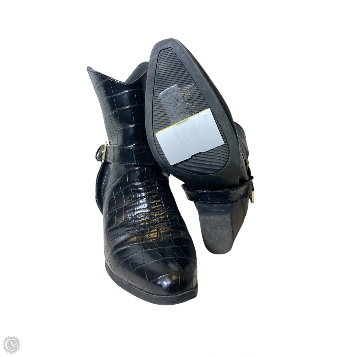 Boots Western By Just Fab In Black, Size: 6.5