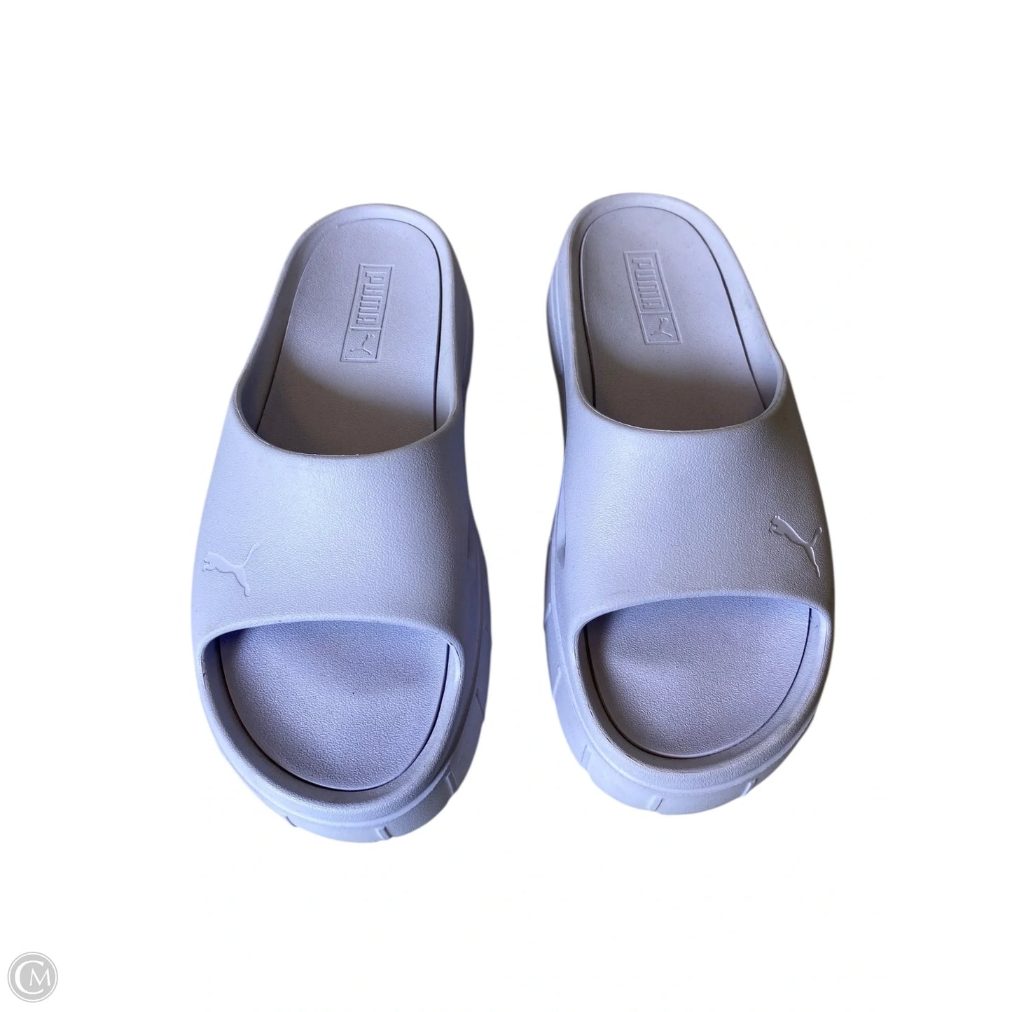 Sandals Heels Platform By Puma In Purple, Size: 8