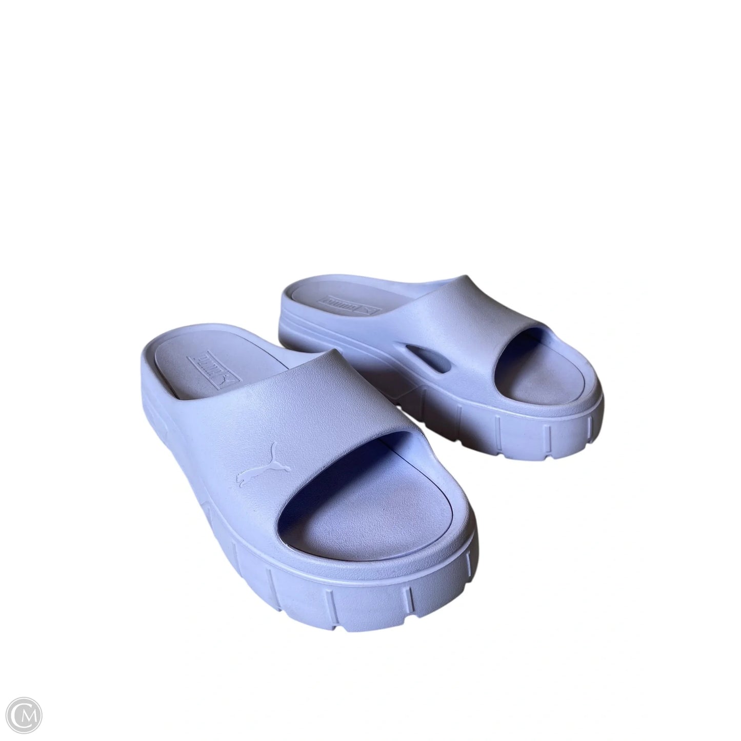 Sandals Heels Platform By Puma In Purple, Size: 8