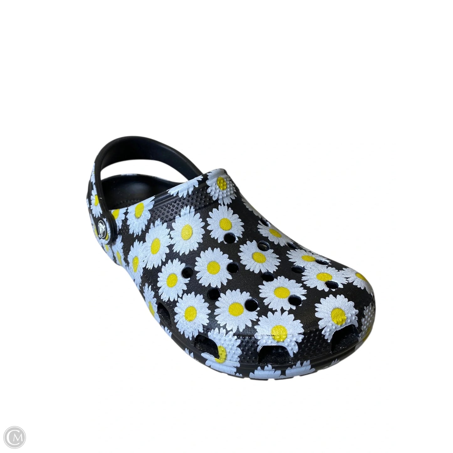 Sandals Flats By Crocs In Floral Print, Size: 10