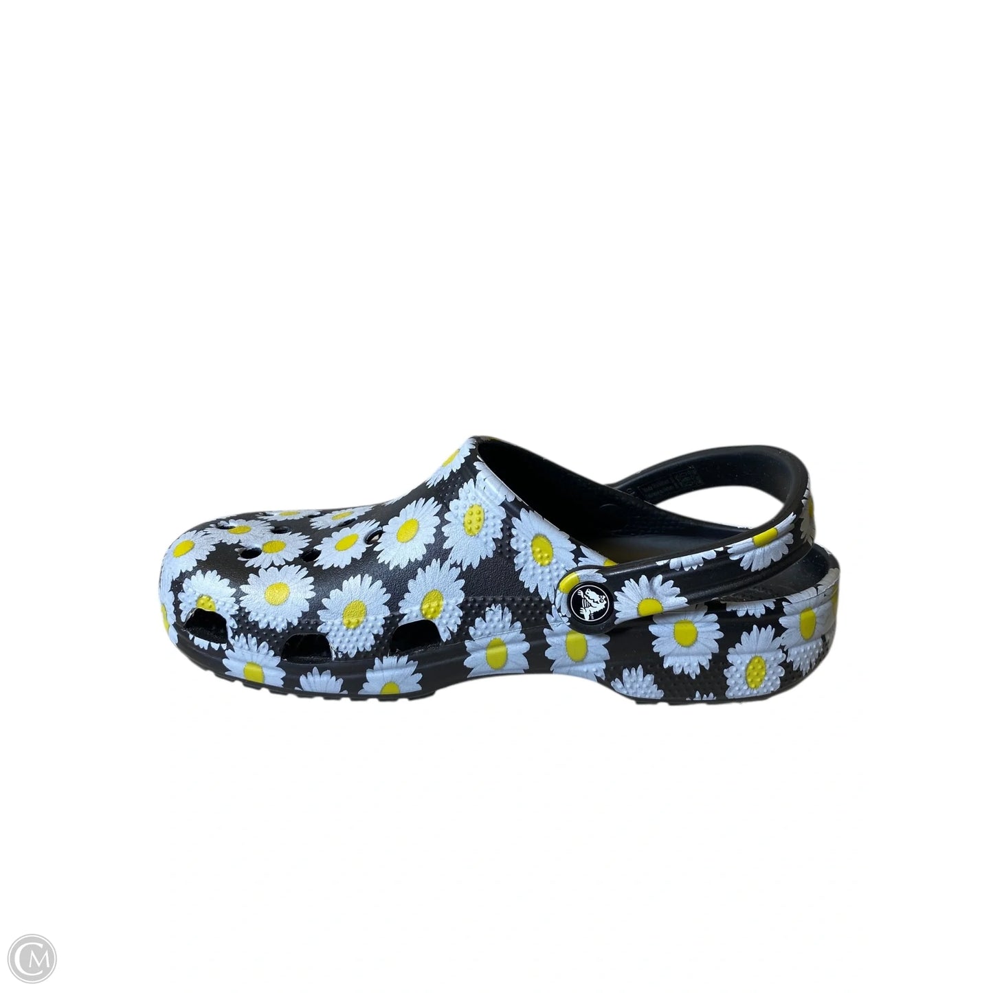 Sandals Flats By Crocs In Floral Print, Size: 10