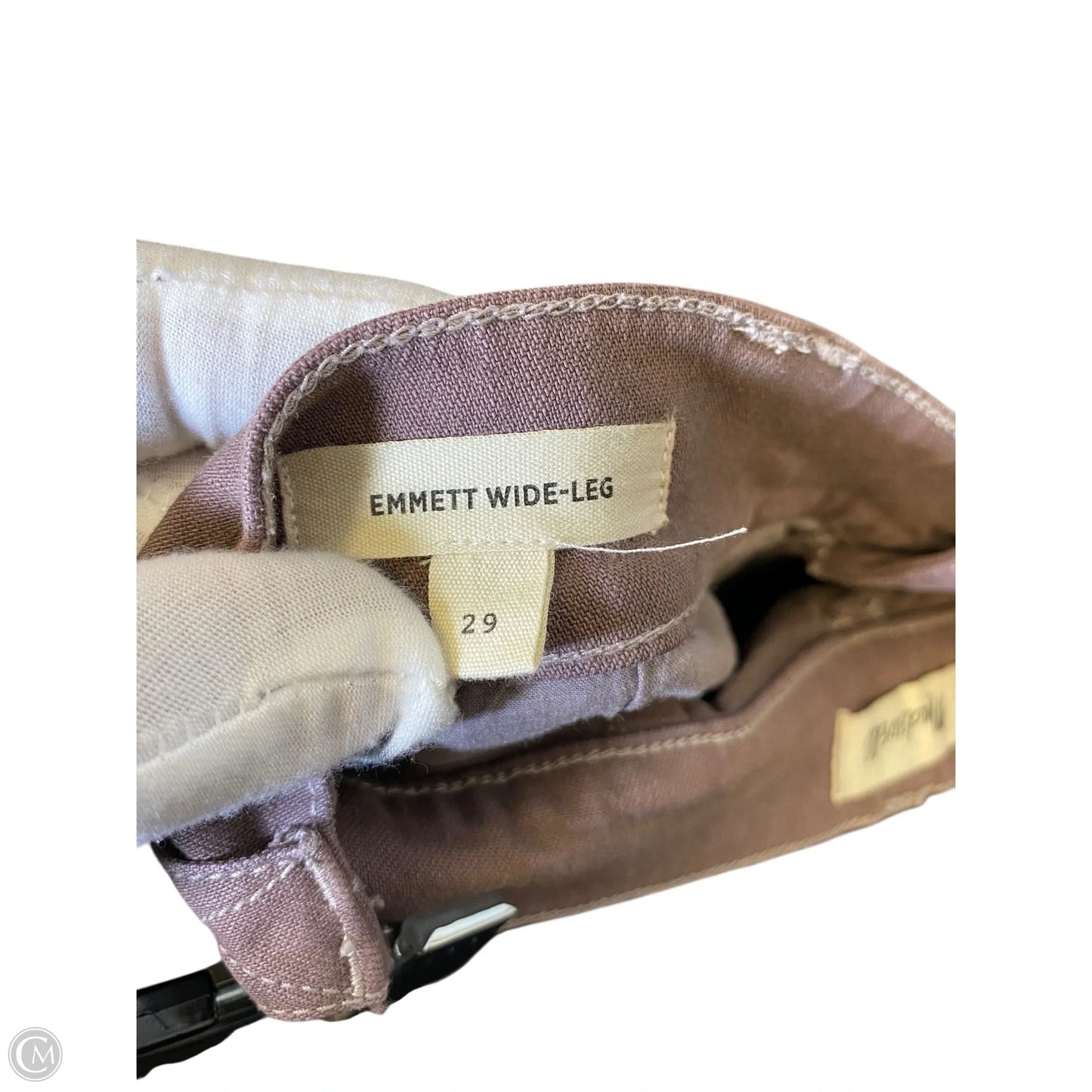 Jeans Wide Leg By Madewell In Purple, Size: 8