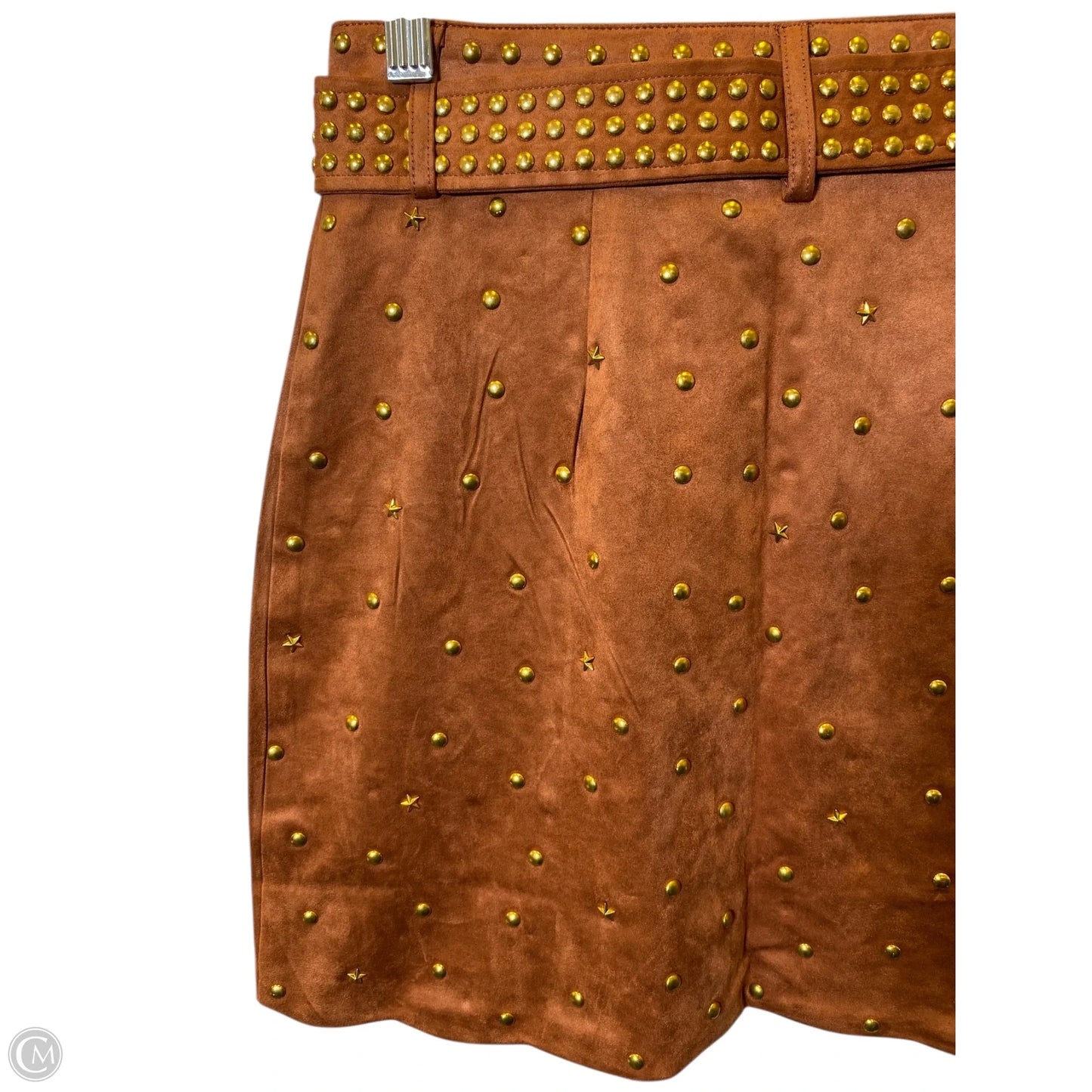 Skirt Mini & Short By Clothes Mentor In Camel, Size: S