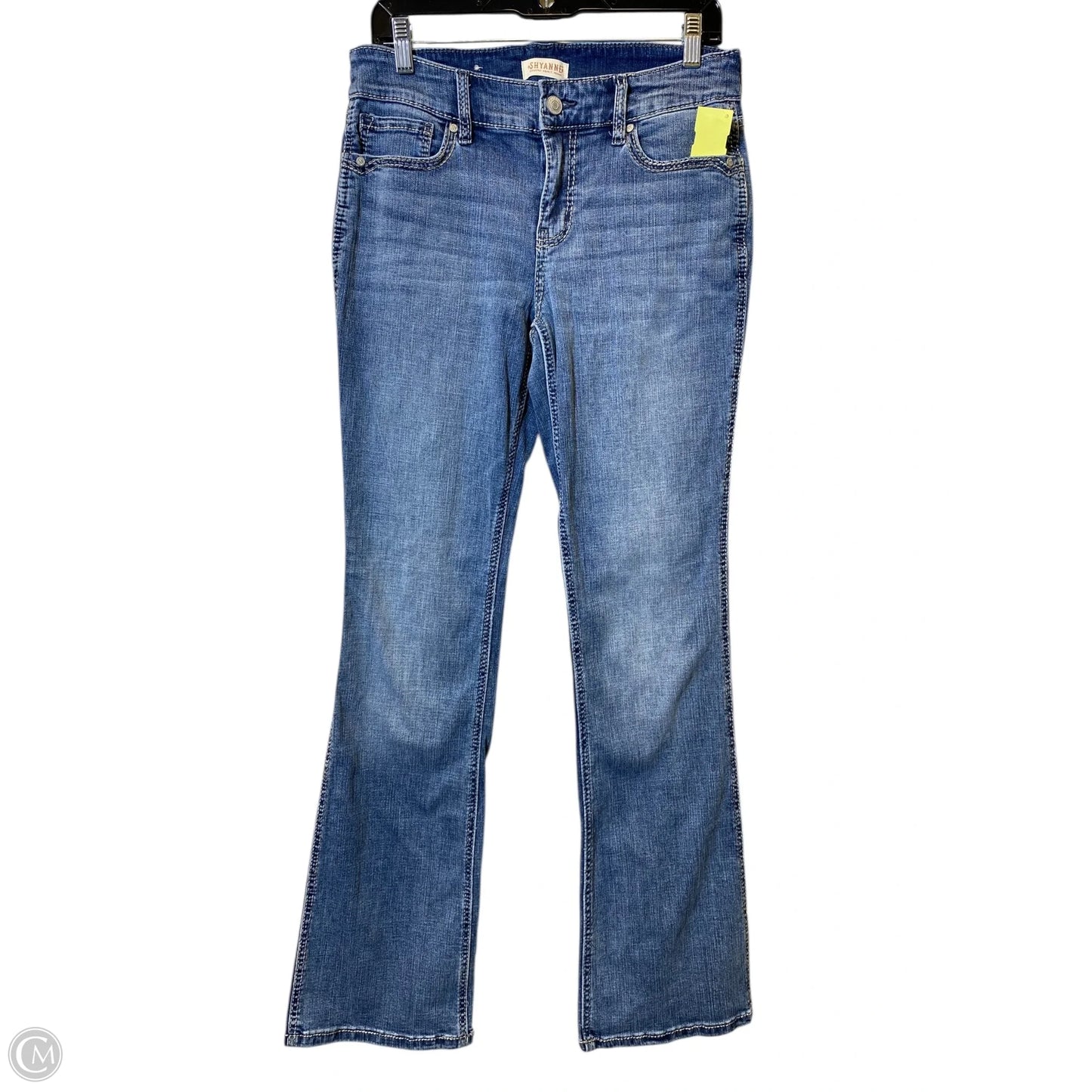 Jeans Flared By Shyanne In Blue Denim, Size: 8