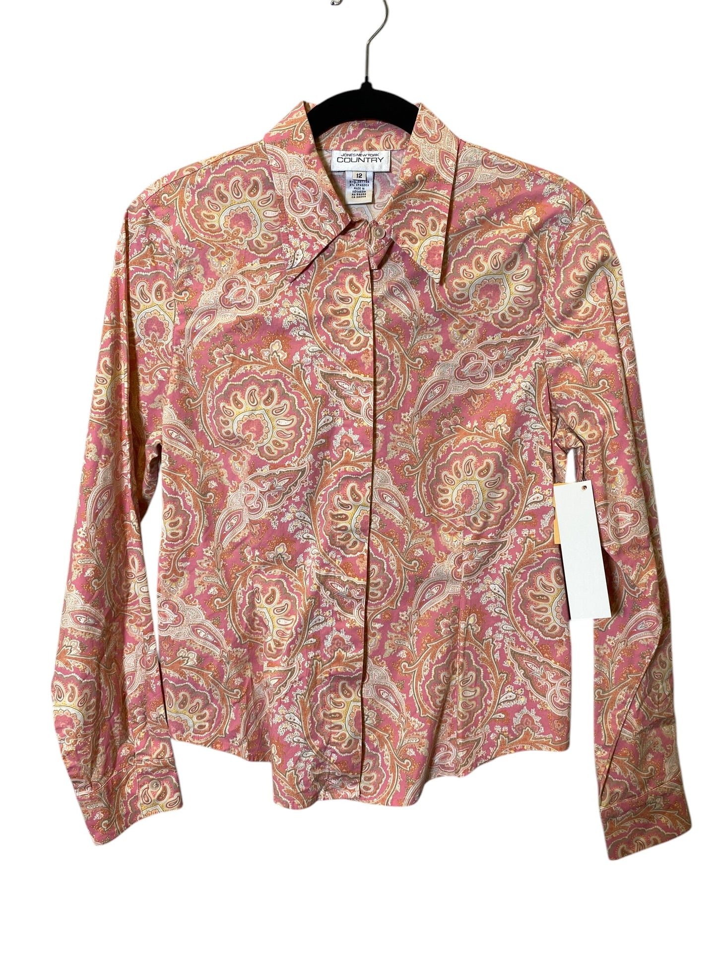 Top Long Sleeve By Jones And Co Size: L