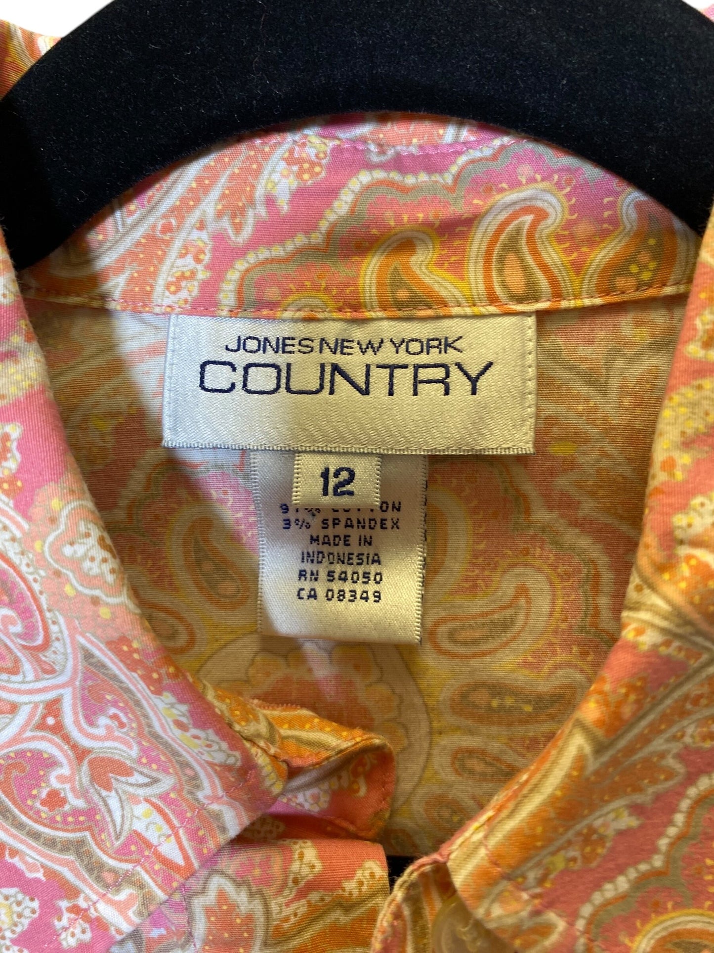 Top Long Sleeve By Jones And Co Size: L