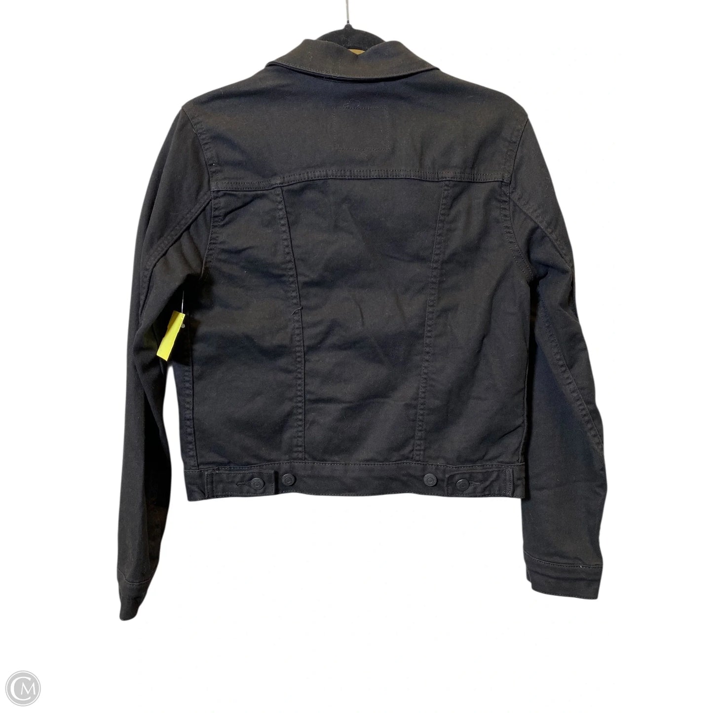 Jacket Denim By Levis In Black, Size: S