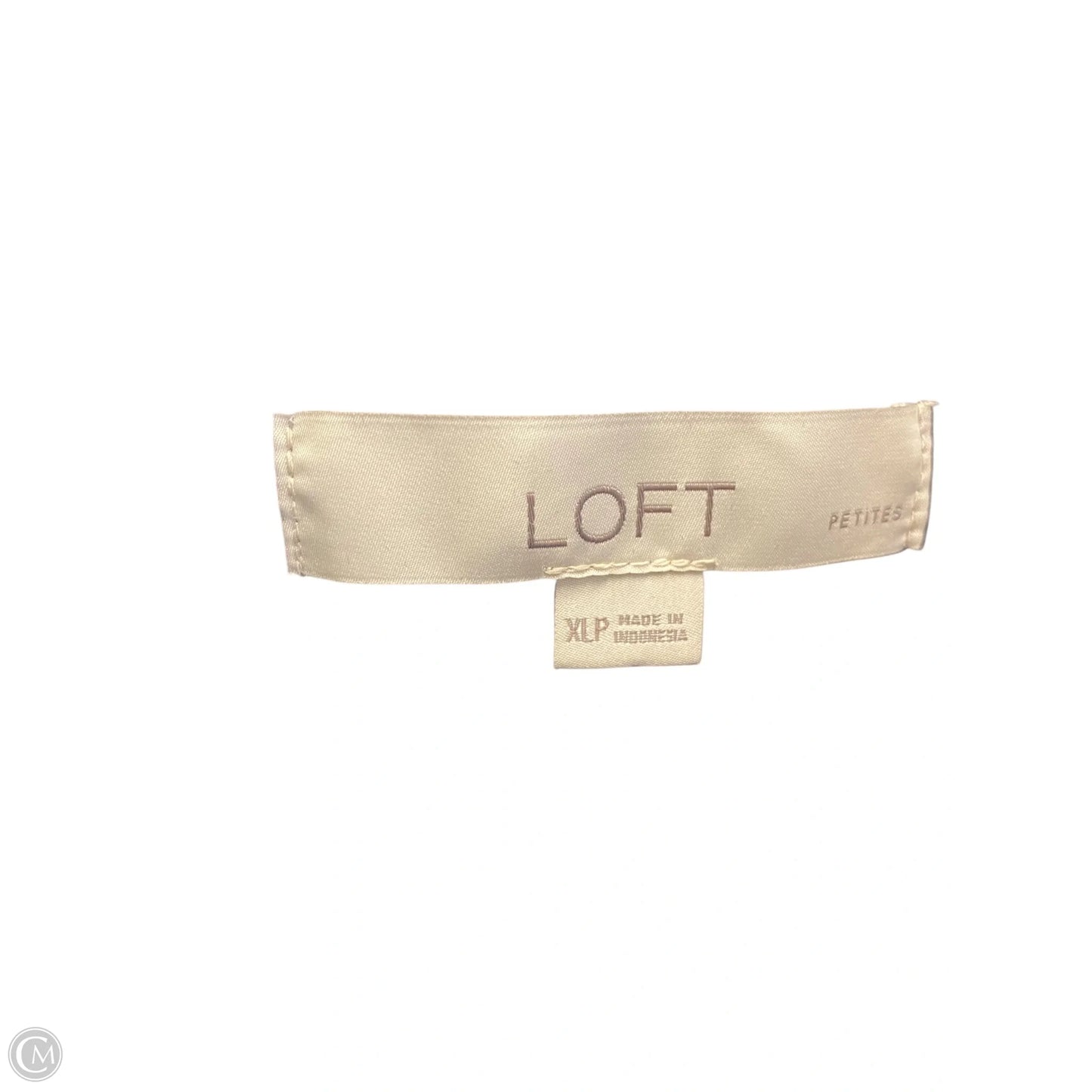 Blouse Long Sleeve By Loft In Black, Size: Xl