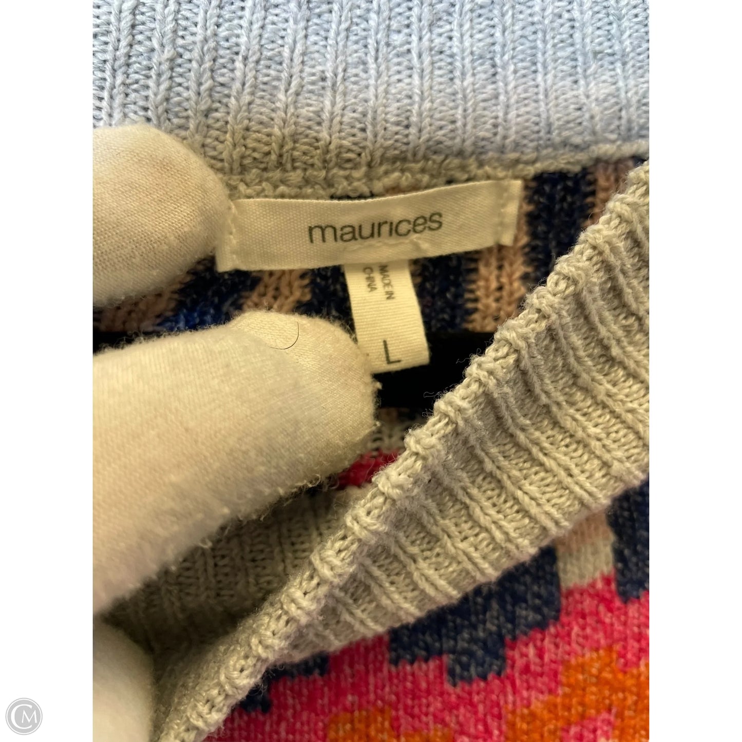 Sweater By Maurices In Multi-colored, Size: L