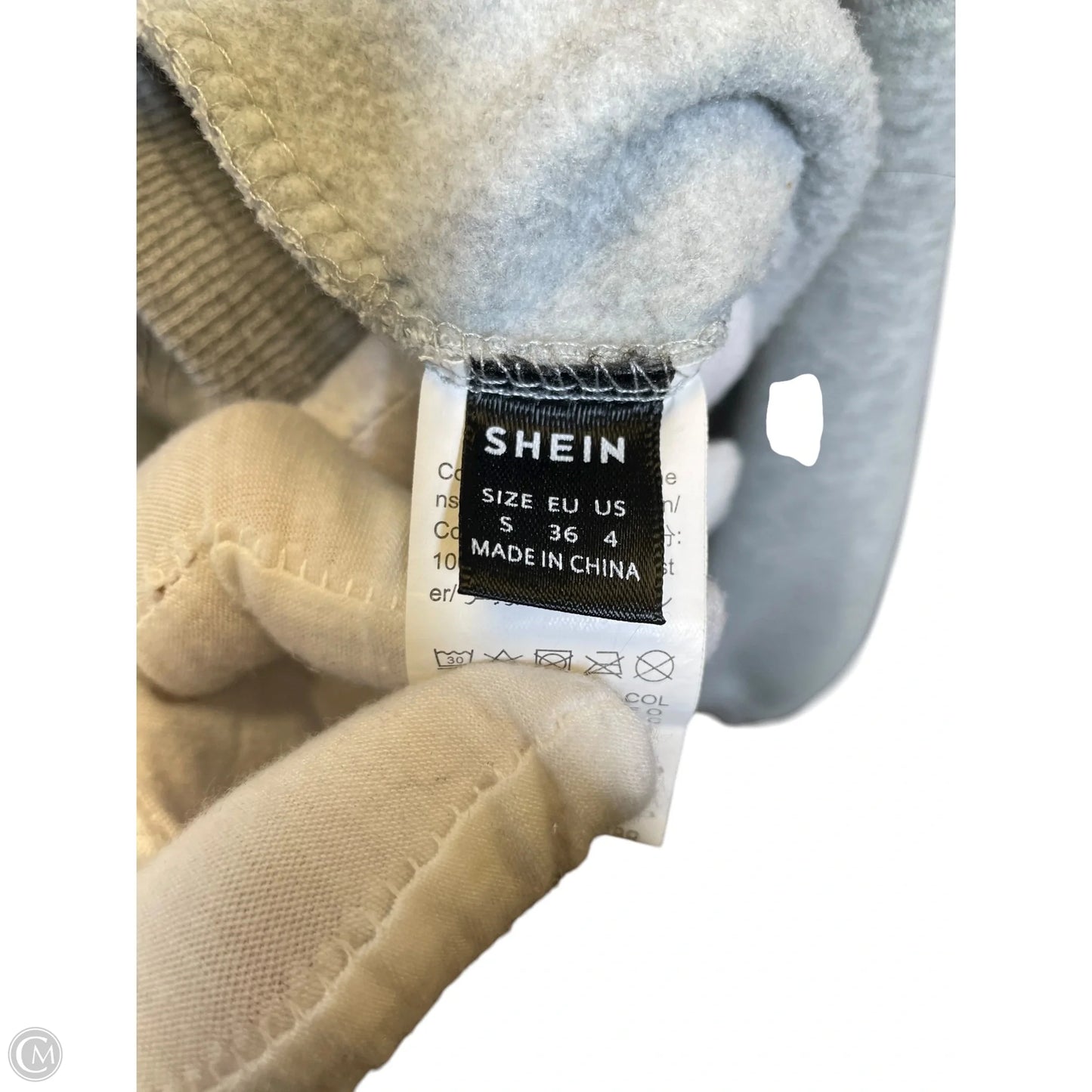 Sweatshirt Crewneck By Shein In Grey, Size: S