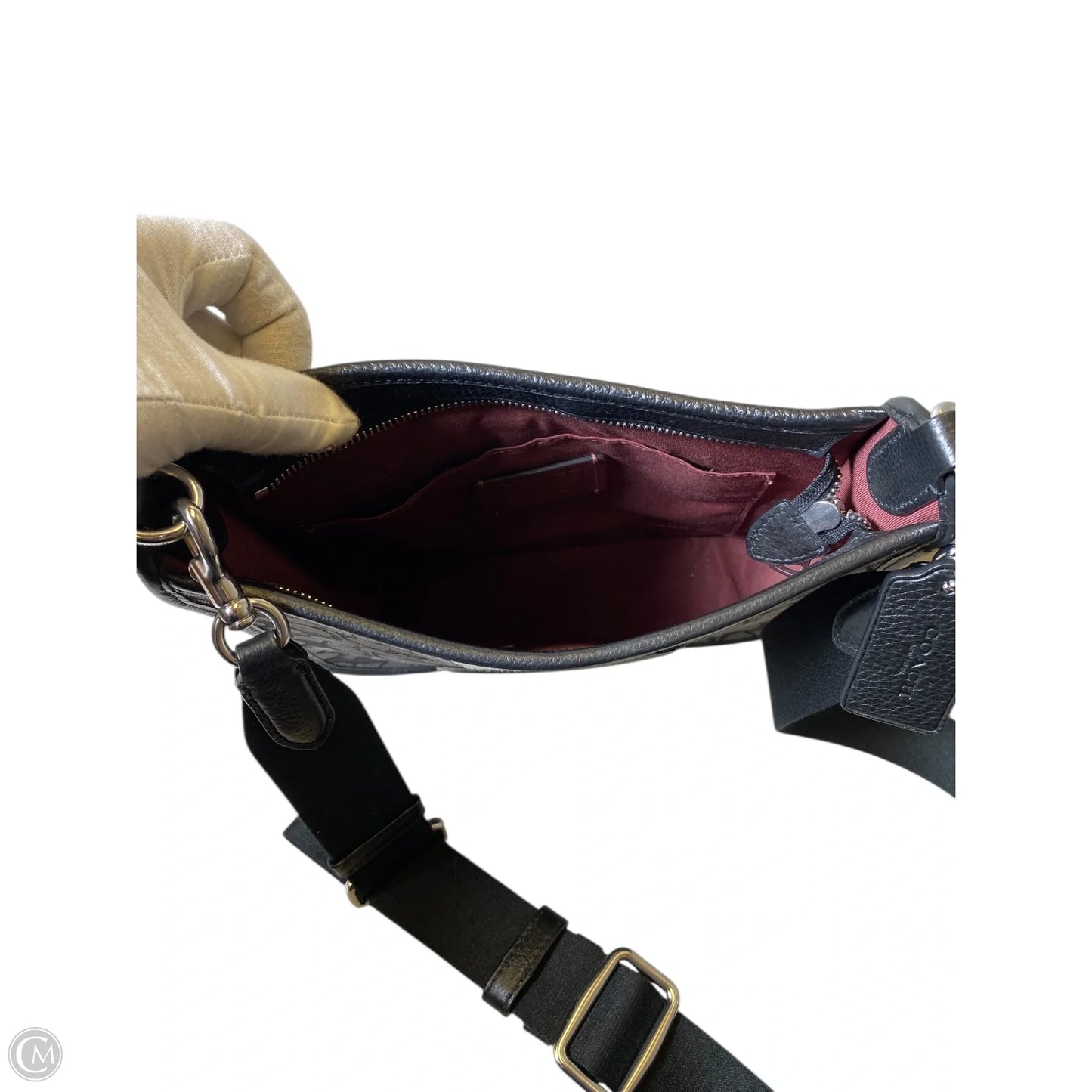 Crossbody Designer By Coach, Size: Medium