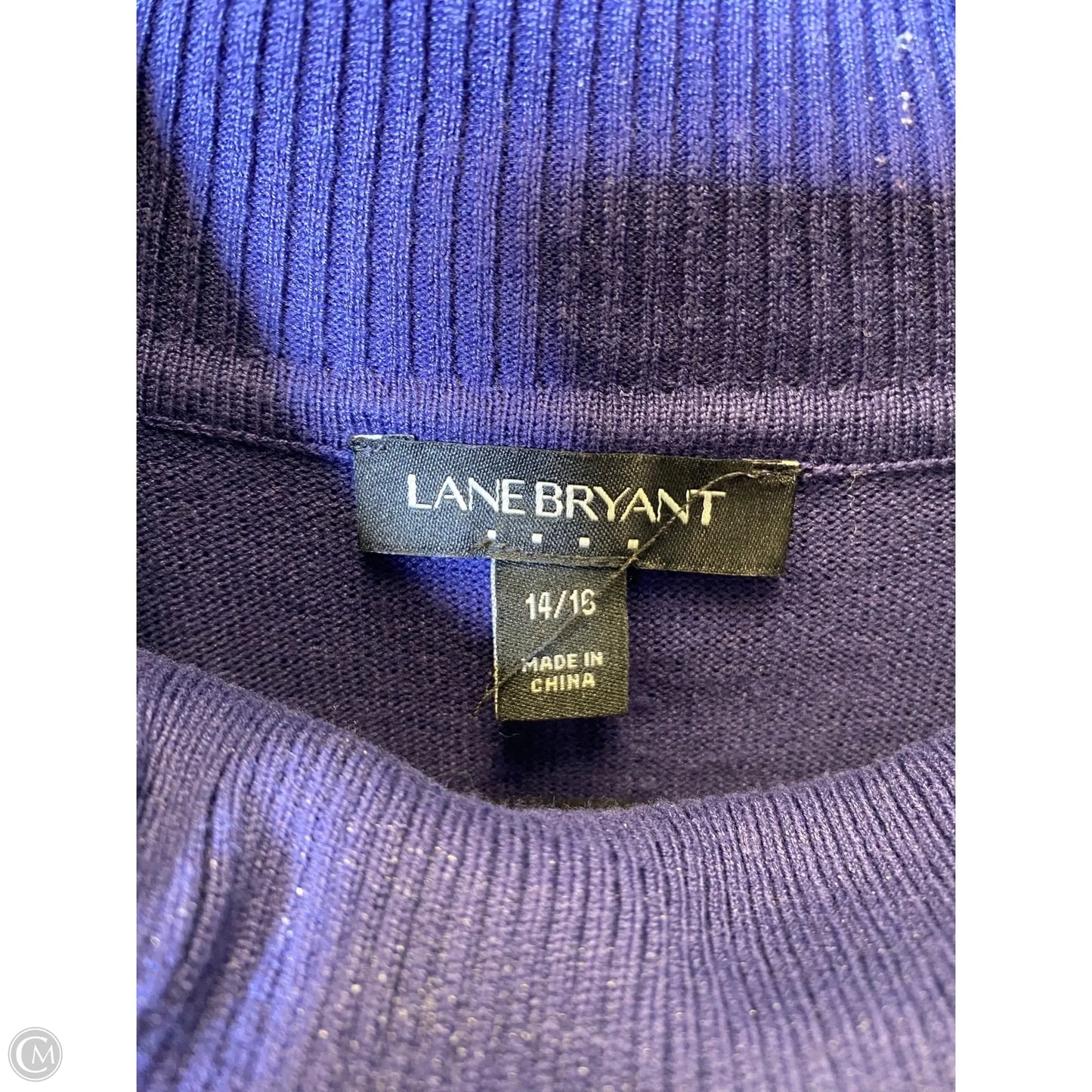 Sweater By Lane Bryant In Purple, Size: L