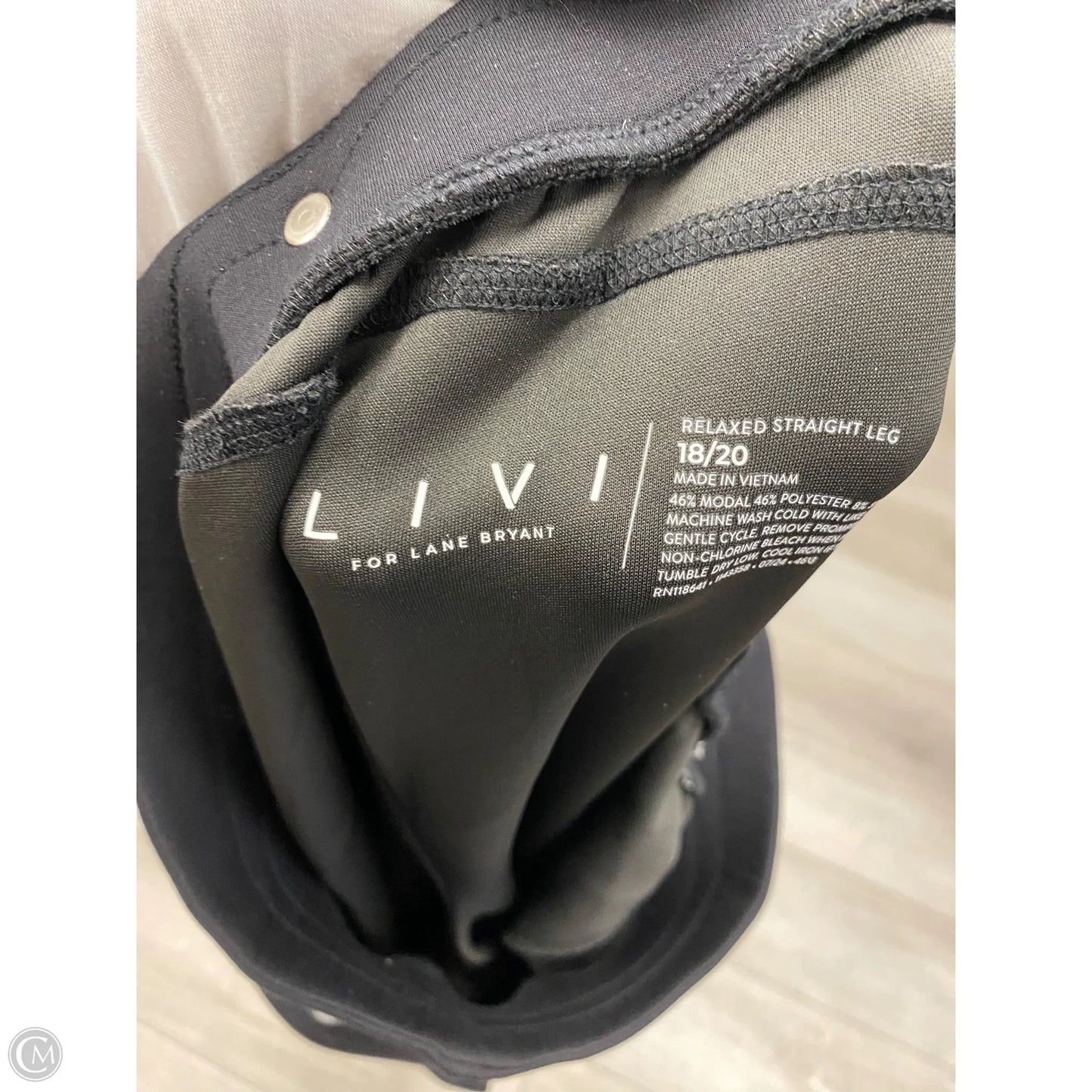 Athletic Pants By Lane Bryant In Black & White, Size: 2x