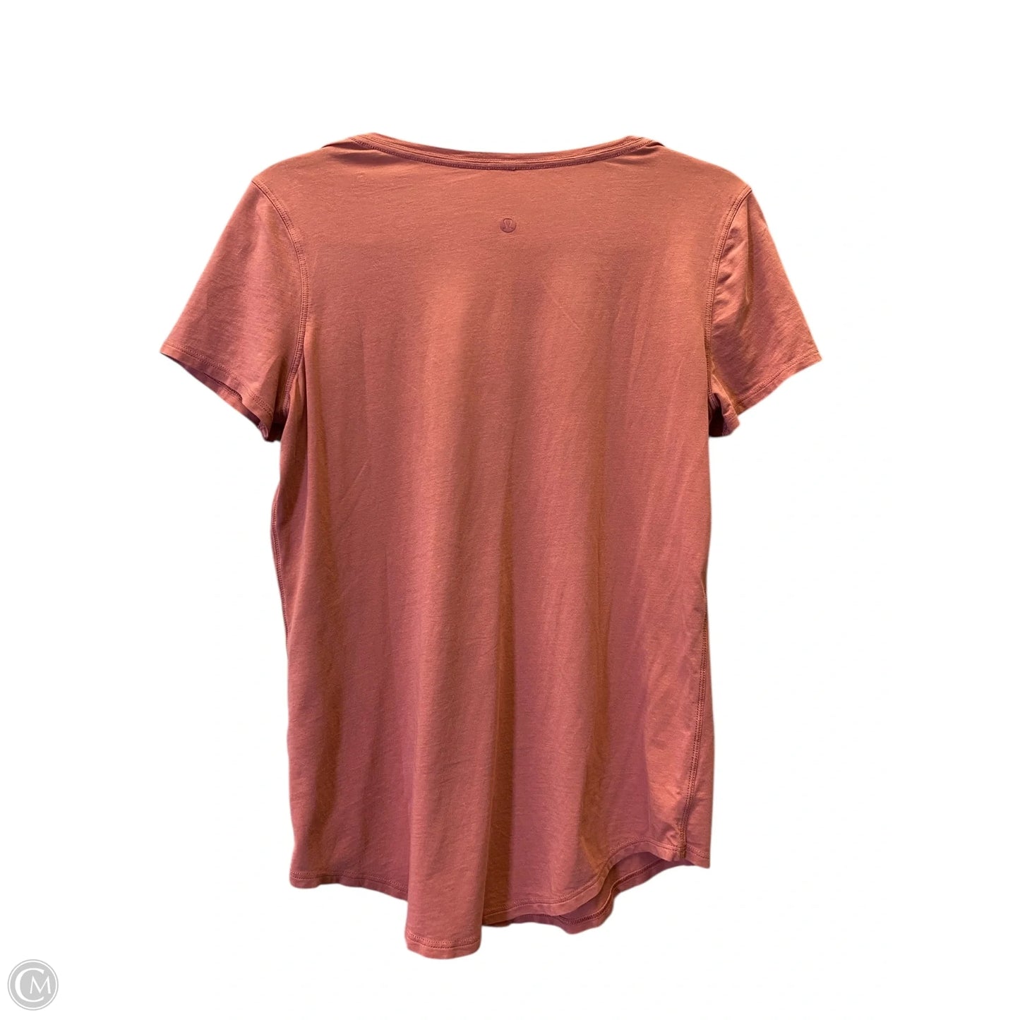 Athletic Top Short Sleeve By Lululemon In Pink, Size: S