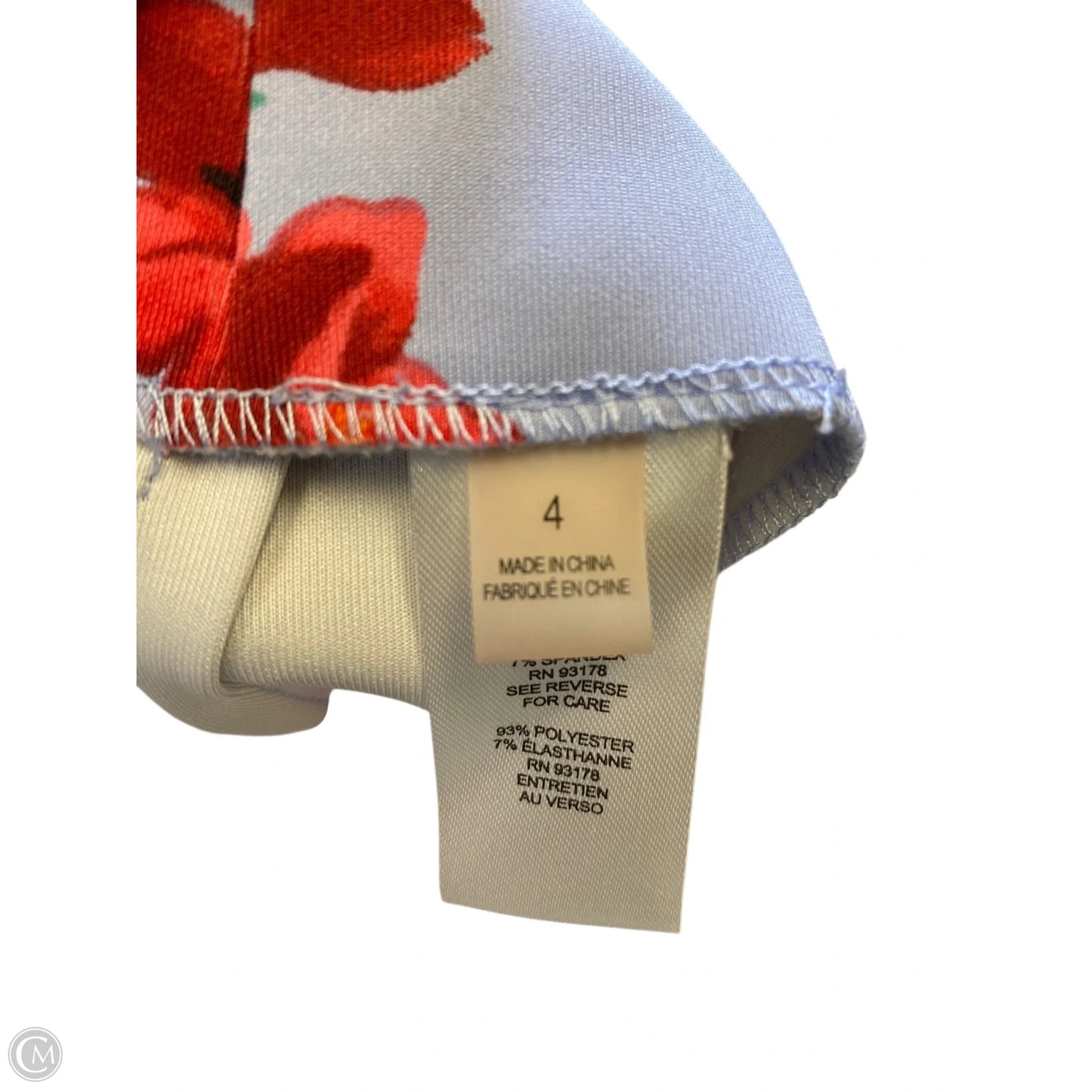 Skirt Midi By Tahari In Floral Print, Size: S