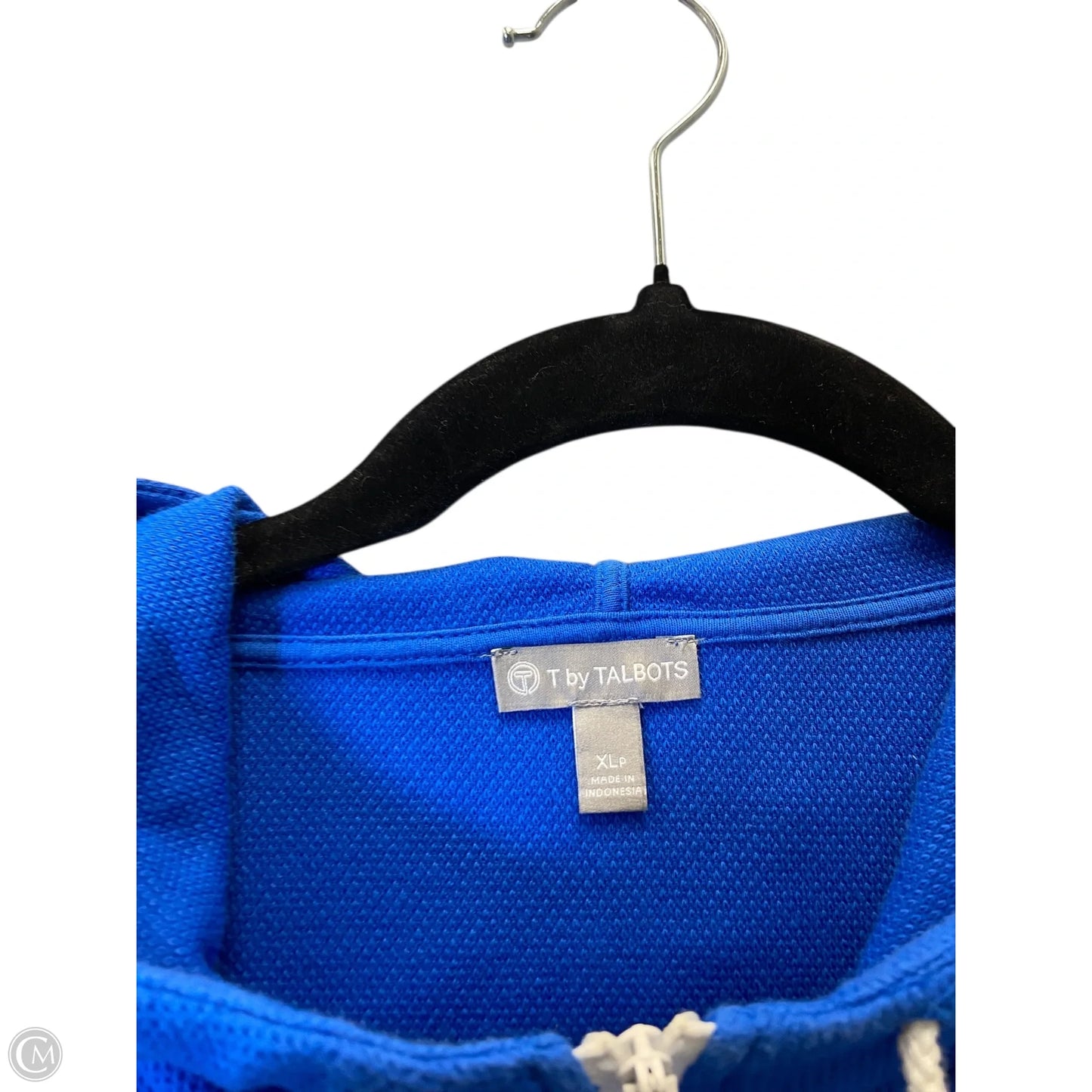 Sweatshirt Hoodie By Talbots In Blue, Size: Xl