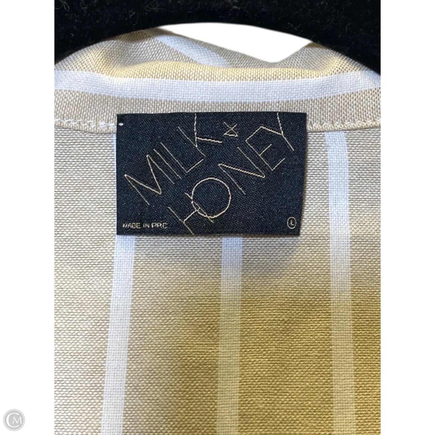 Vest Other By Milk & Honey In Tan & White, Size: L