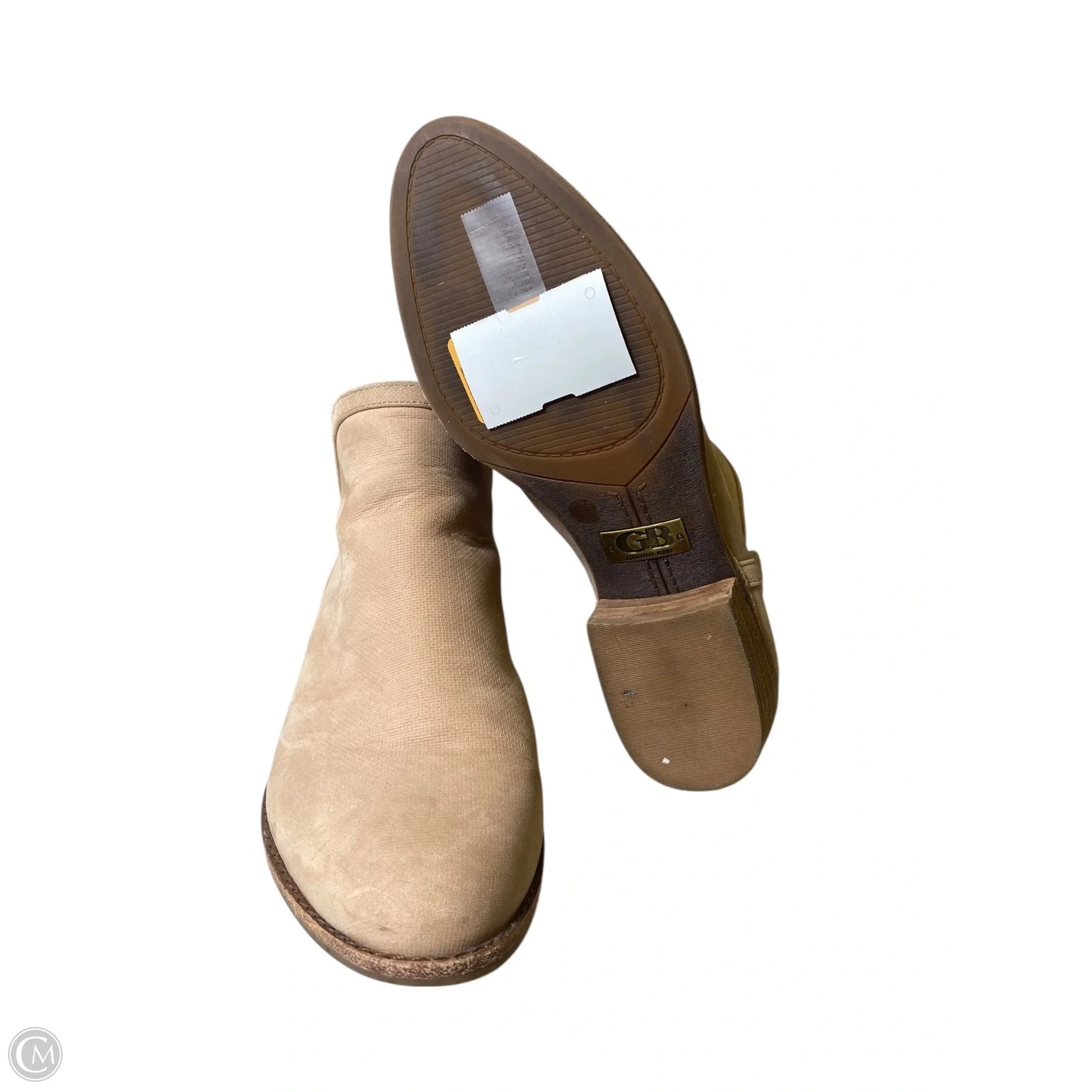 Boots Ankle Flats By Giani Bernini In Beige, Size: 8