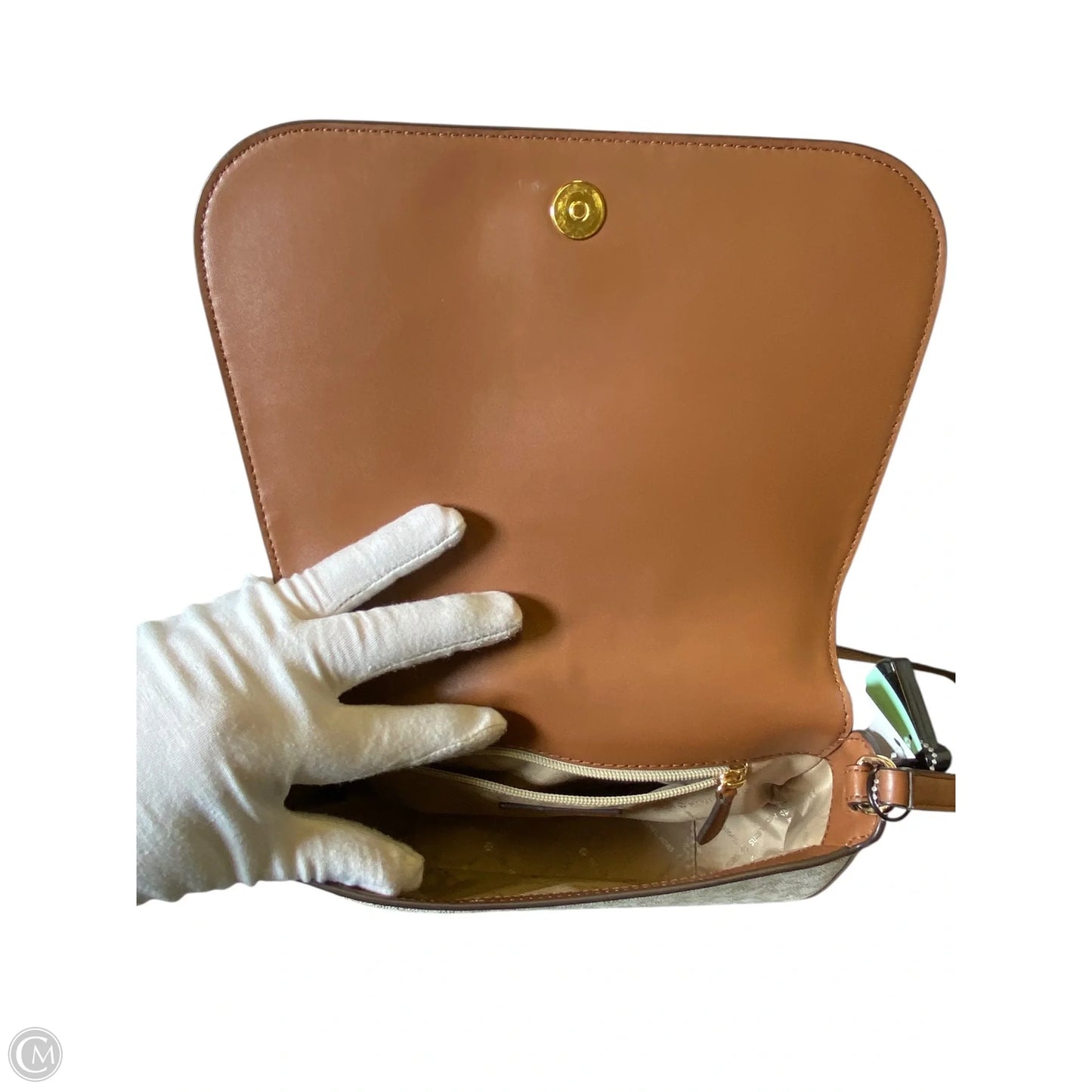Crossbody Designer By Michael Kors, Size: Medium