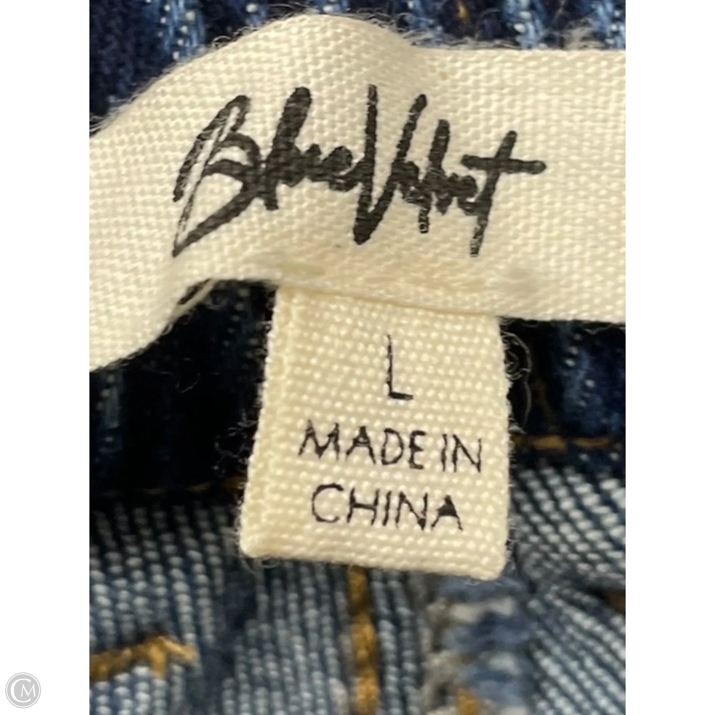 Jeans Straight By Clothes Mentor In Blue Denim, Size: L