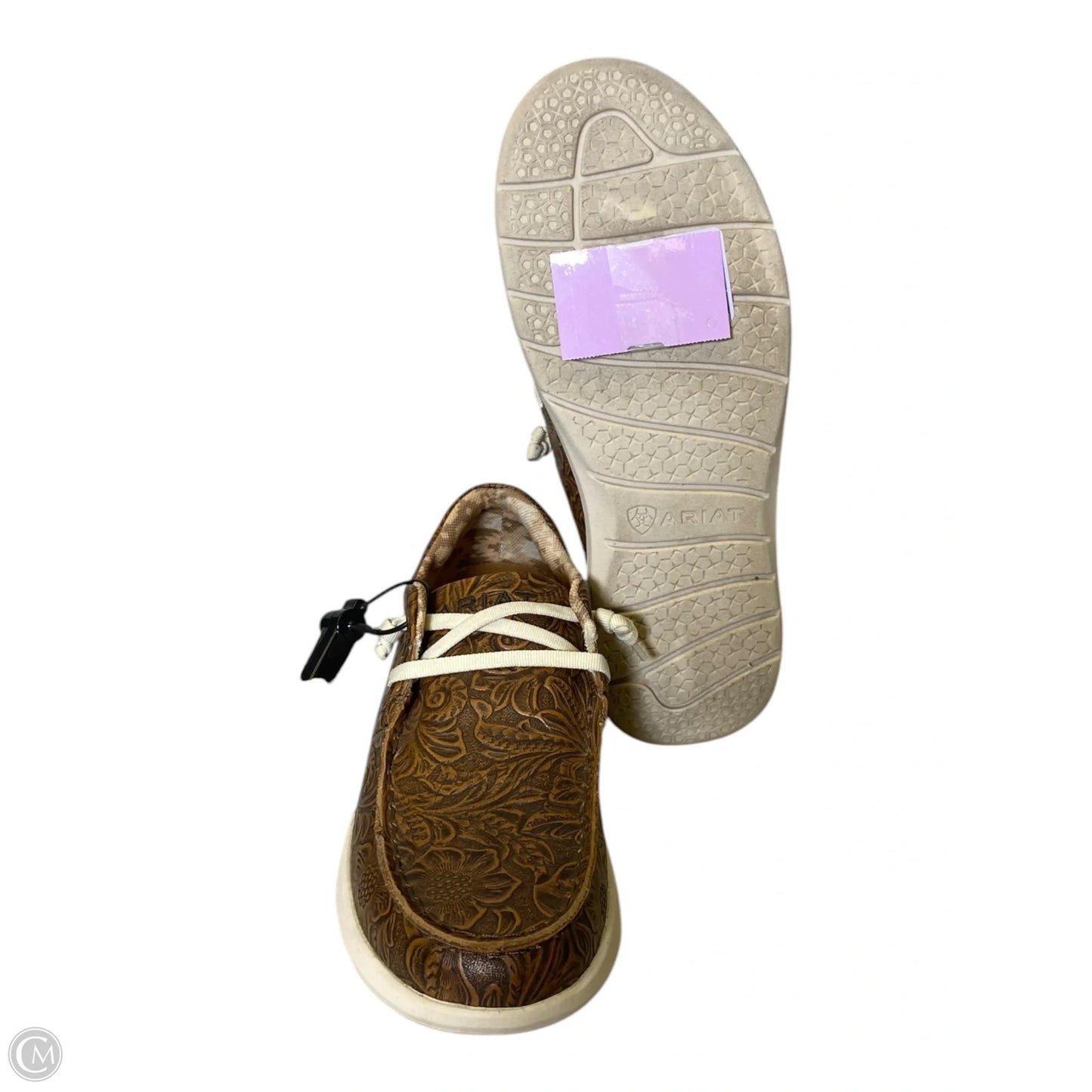 Shoes Flats By Ariat In Brown, Size: 6.5
