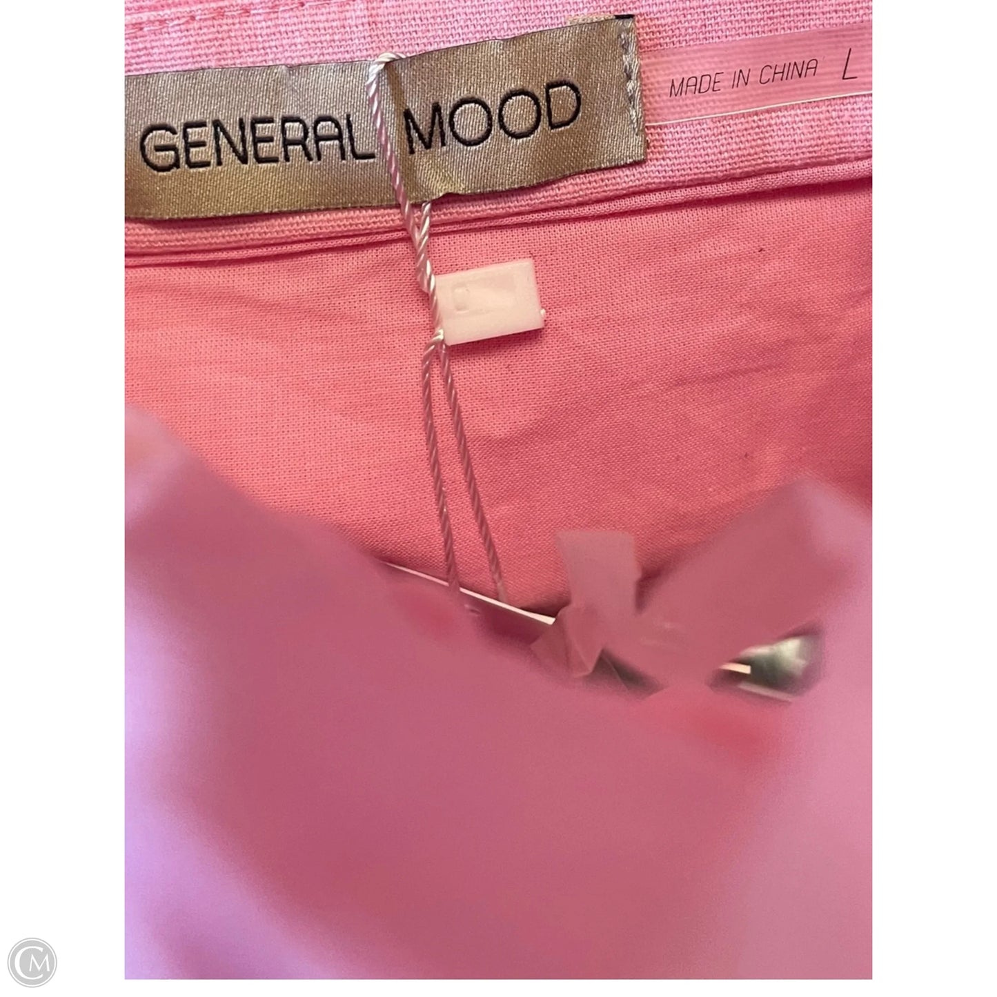 Top 2pc Sleeveless By Clothes Mentor In Pink, Size: L