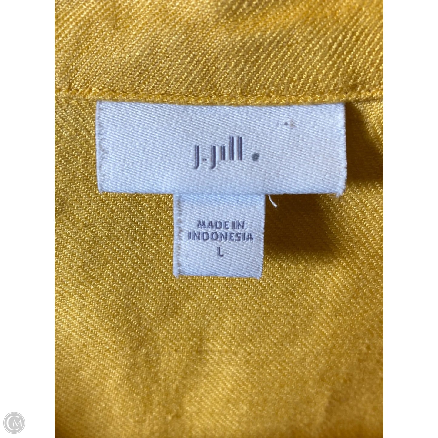 Jacket Other By J. Jill In Yellow, Size: L