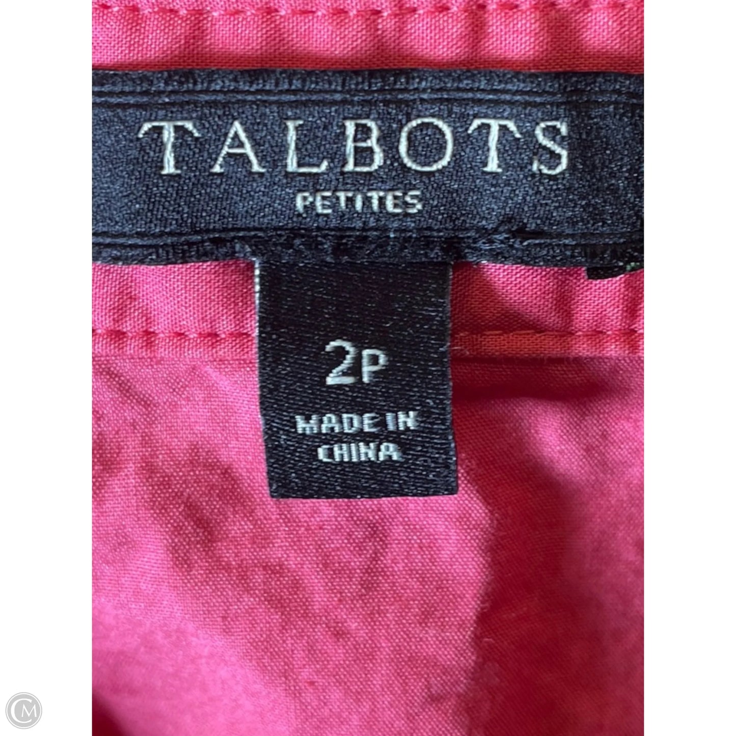 Dress Casual Short By Talbots In Pink, Size: Xs