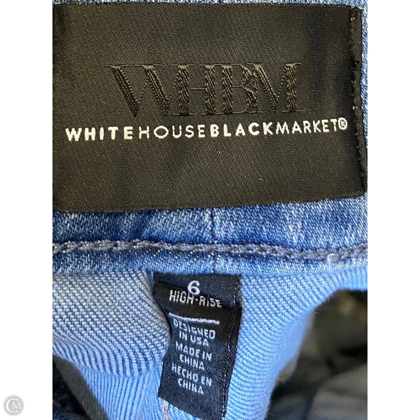 Shorts By White House Black Market In Blue Denim, Size: 6