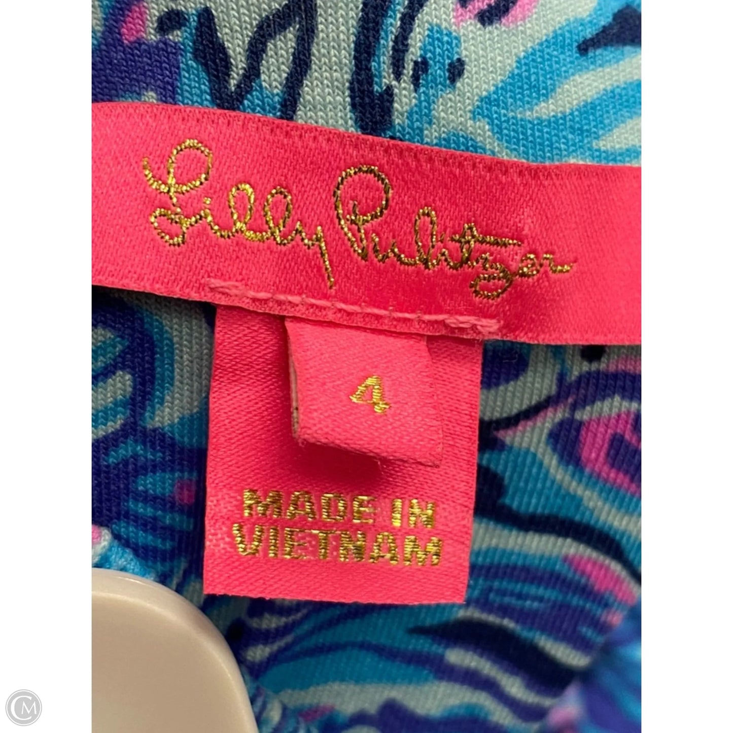 Dress Designer By Lilly Pulitzer In Blue & Pink, Size: S