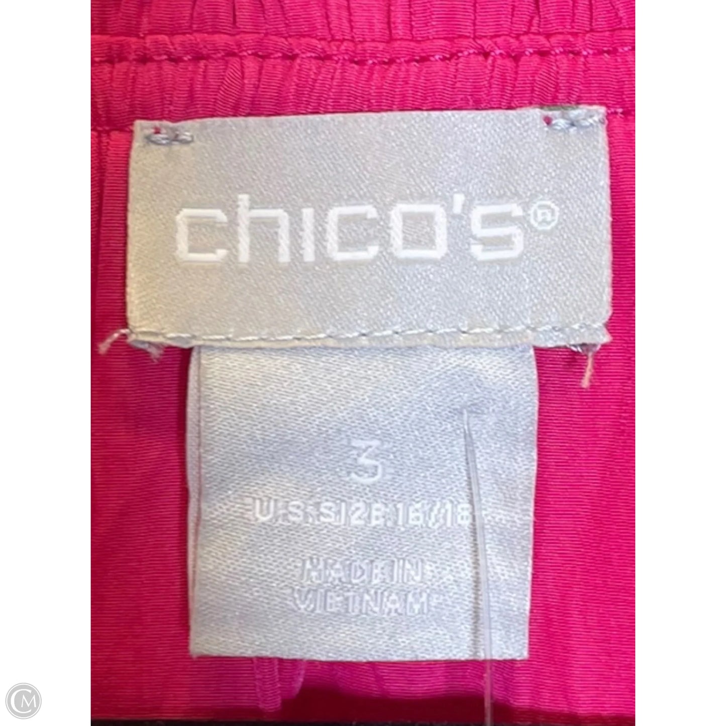 Dress Casual Maxi By Chicos In Pink, Size: Xl