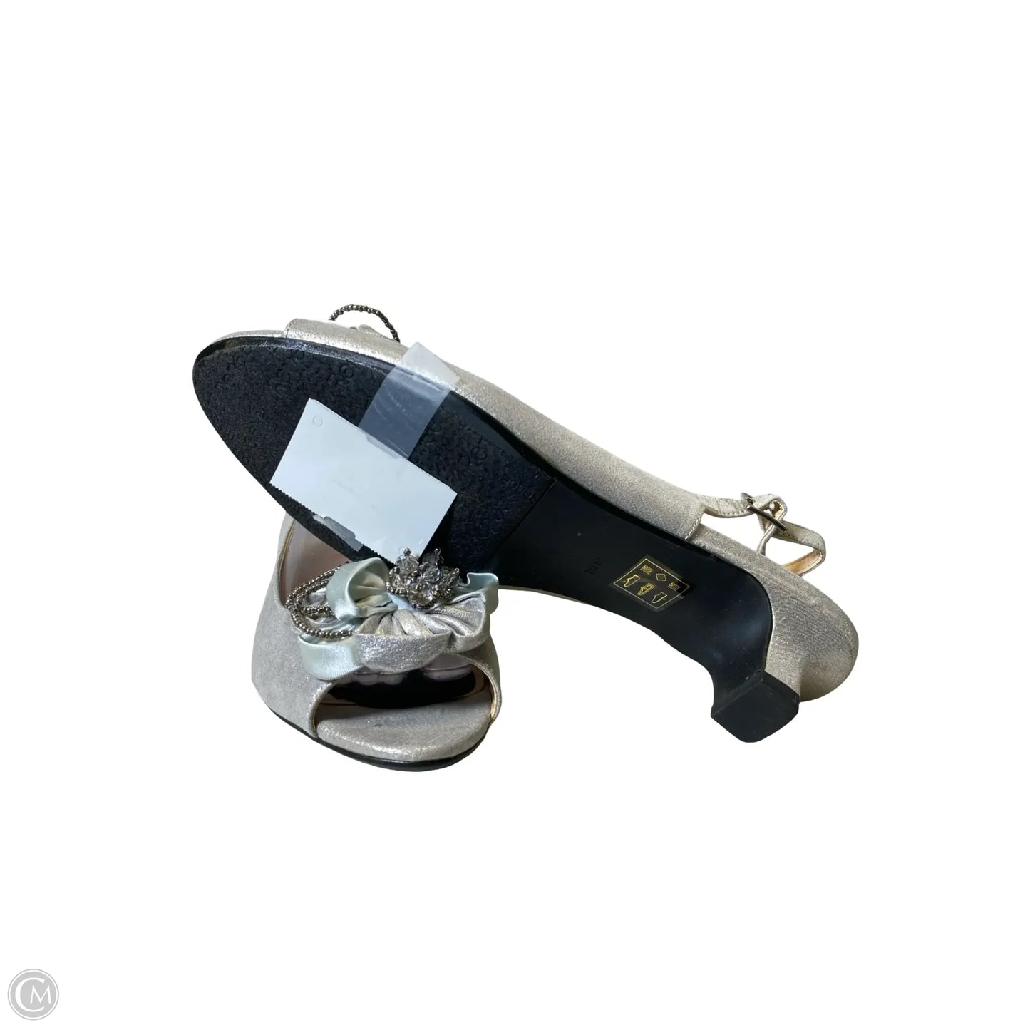 Shoes Heels Stiletto By Clothes Mentor In Silver, Size: 10