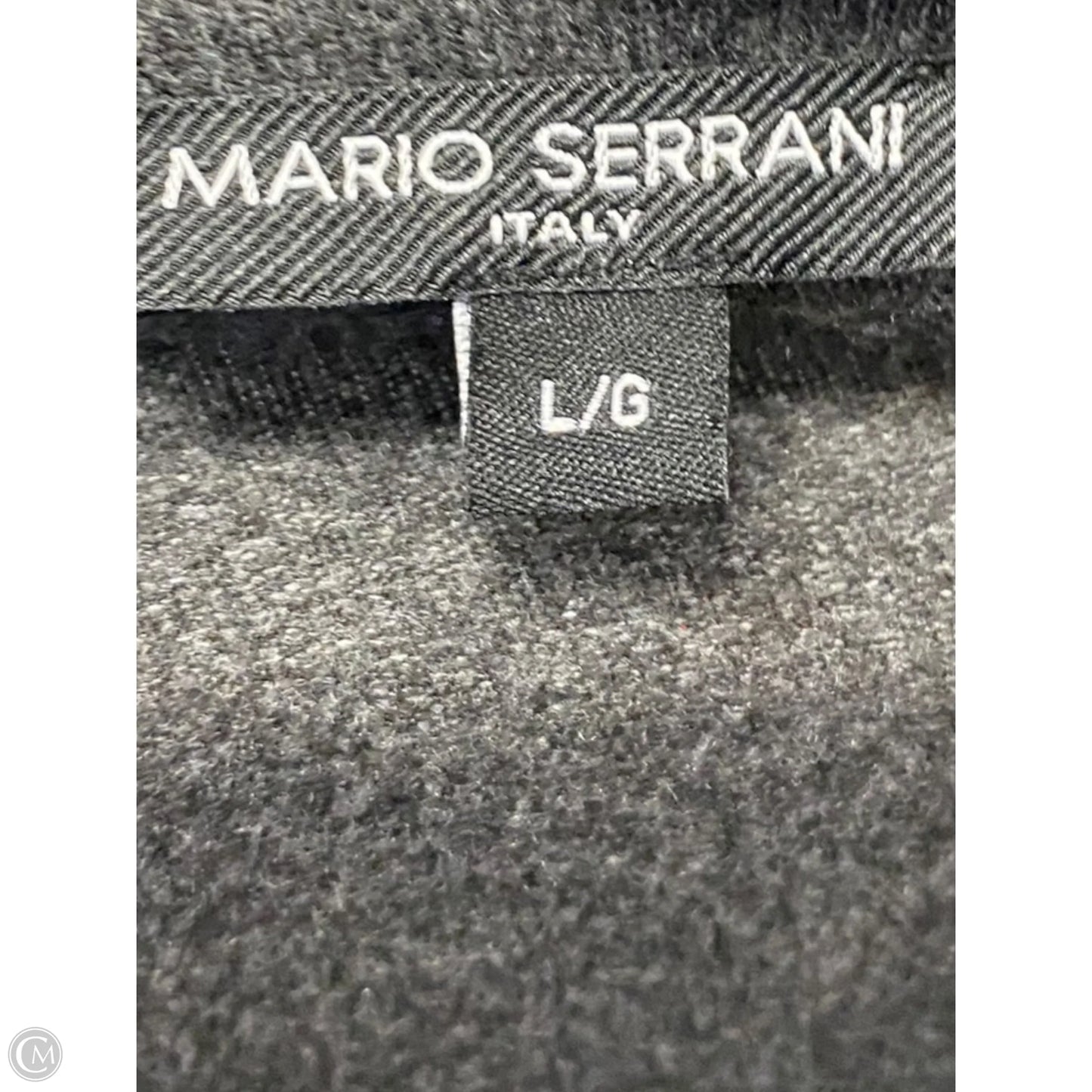 Top Long Sleeve By Mario Serrani In Grey, Size: L
