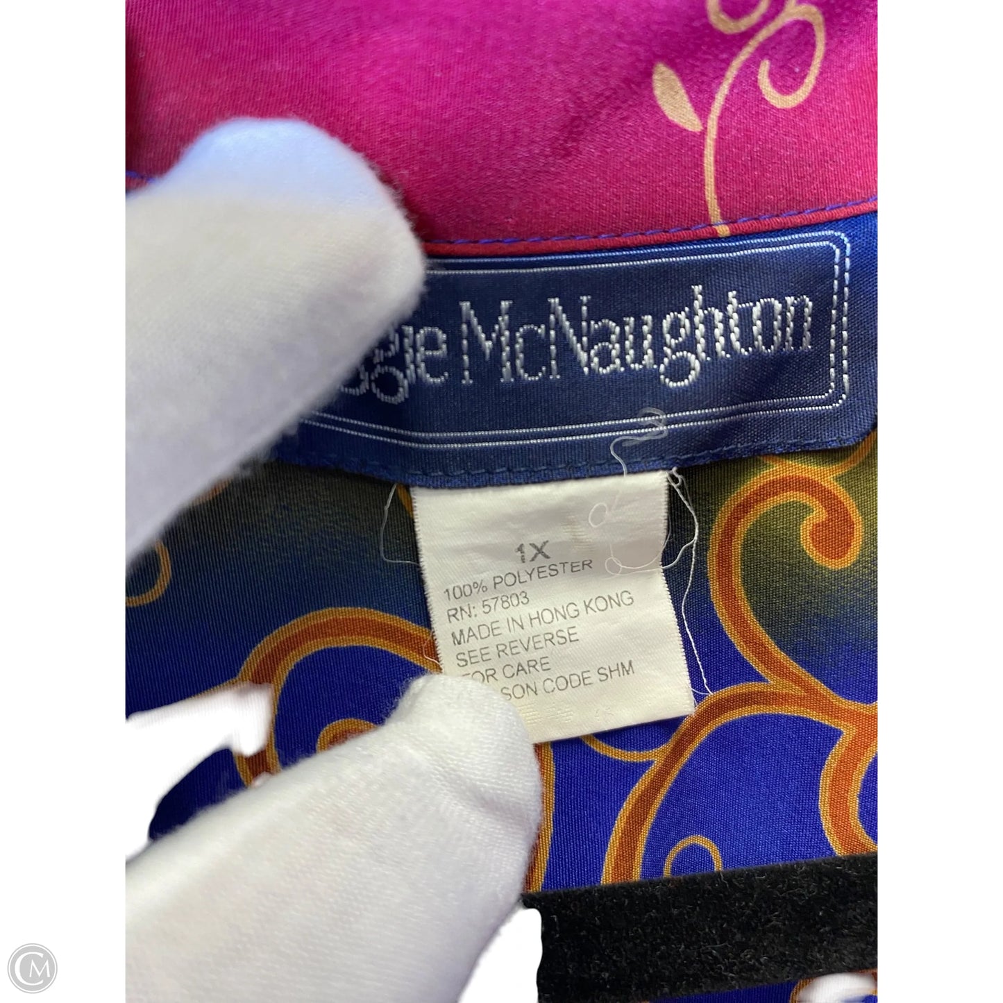 Top Long Sleeve By Maggie Mcnaughton In Multi-colored, Size: Xl