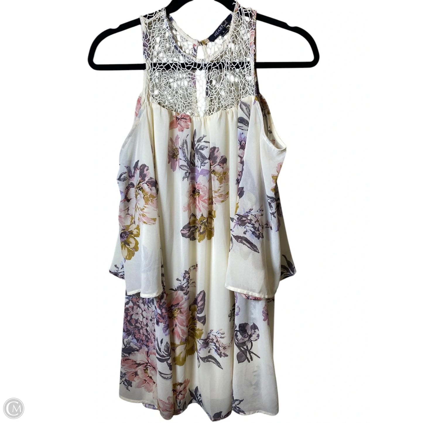 Dress Casual Short By Heart And Soul In Floral Print, Size: S