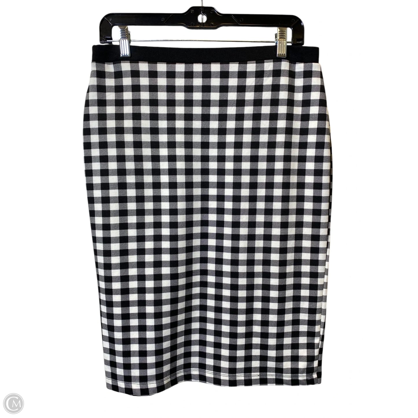 Skirt Midi By Jules & Leopold In Checkered Pattern, Size: M