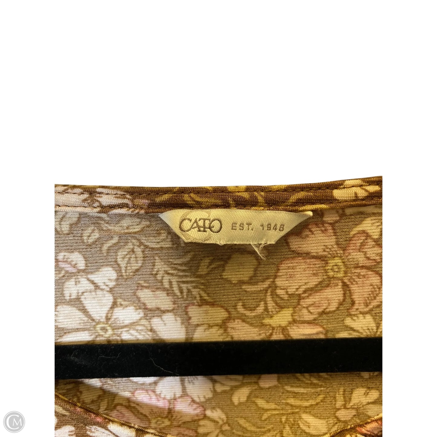 Top Long Sleeve By Cato In Multi-colored, Size: L