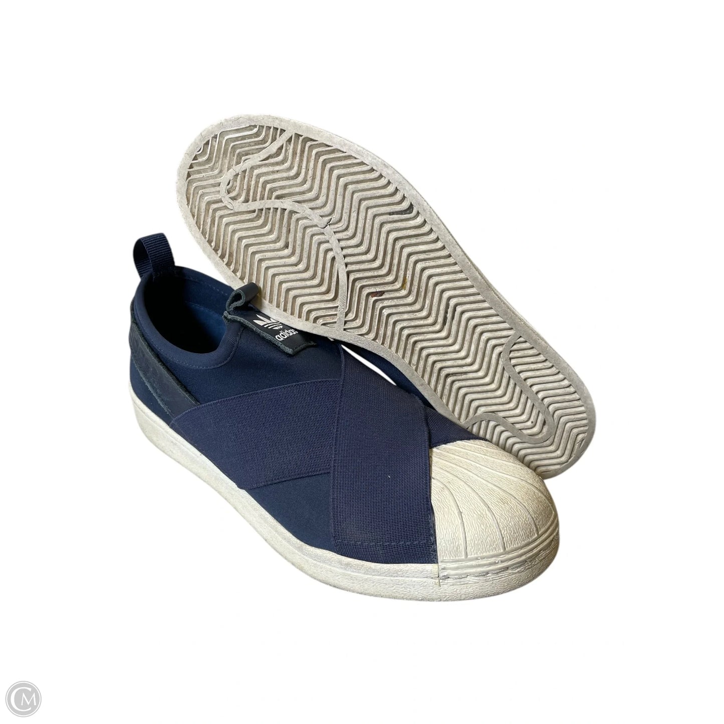 Shoes Flats By Adidas In Navy, Size: 7.5