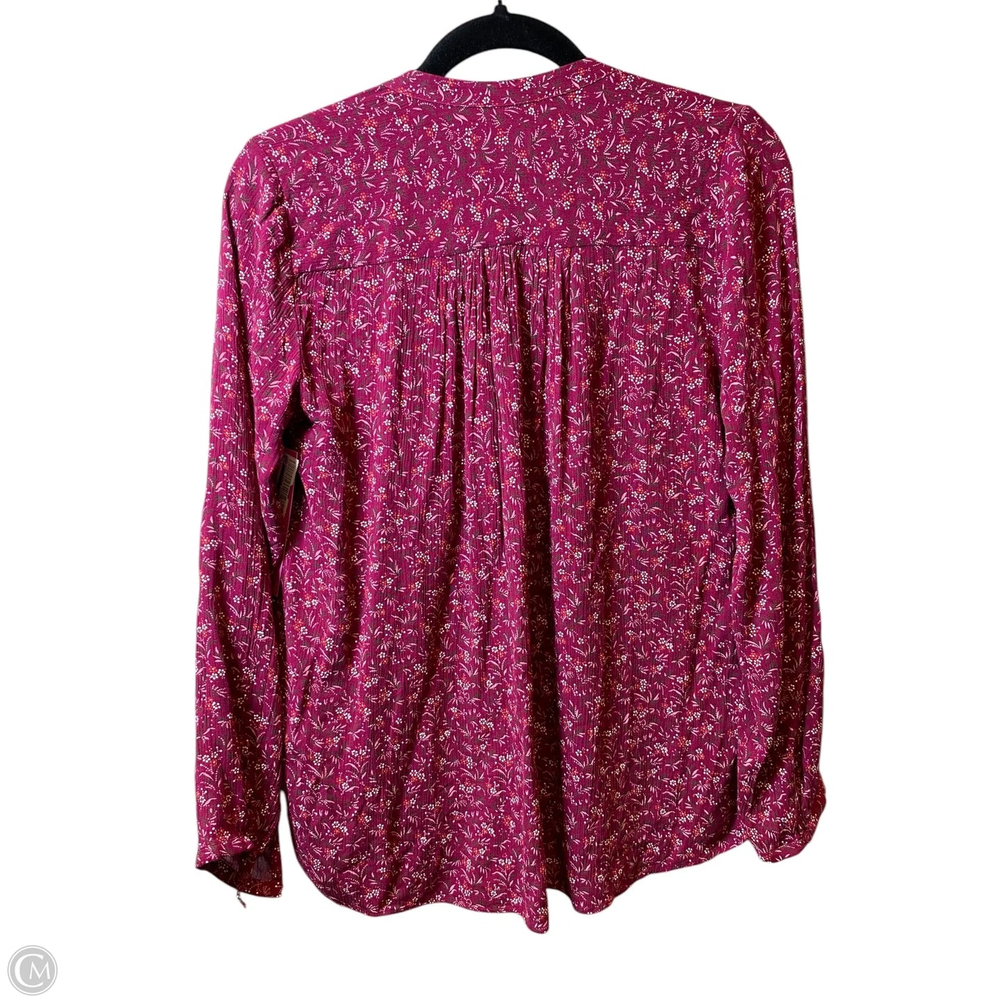 Top Long Sleeve By Gap In Floral Print, Size: S