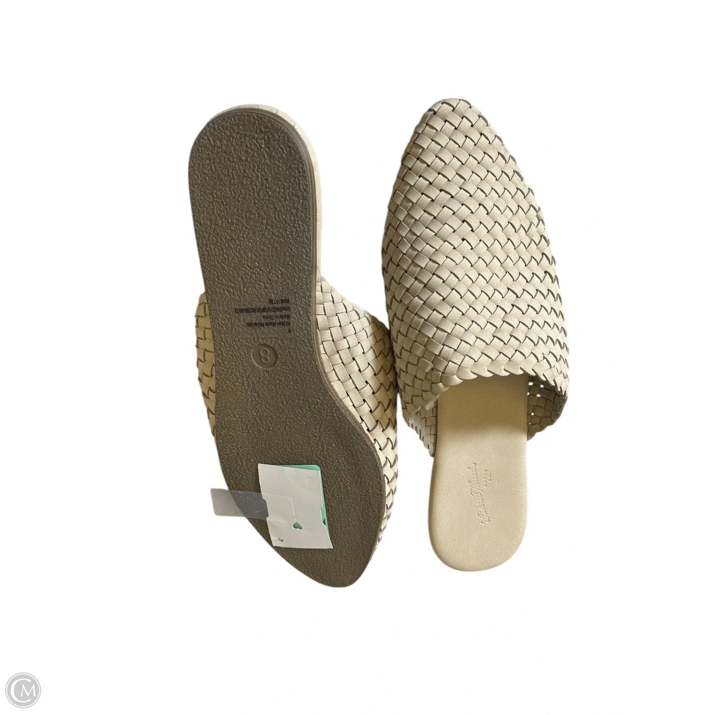 Shoes Flats By Universal Thread In Cream, Size: 8