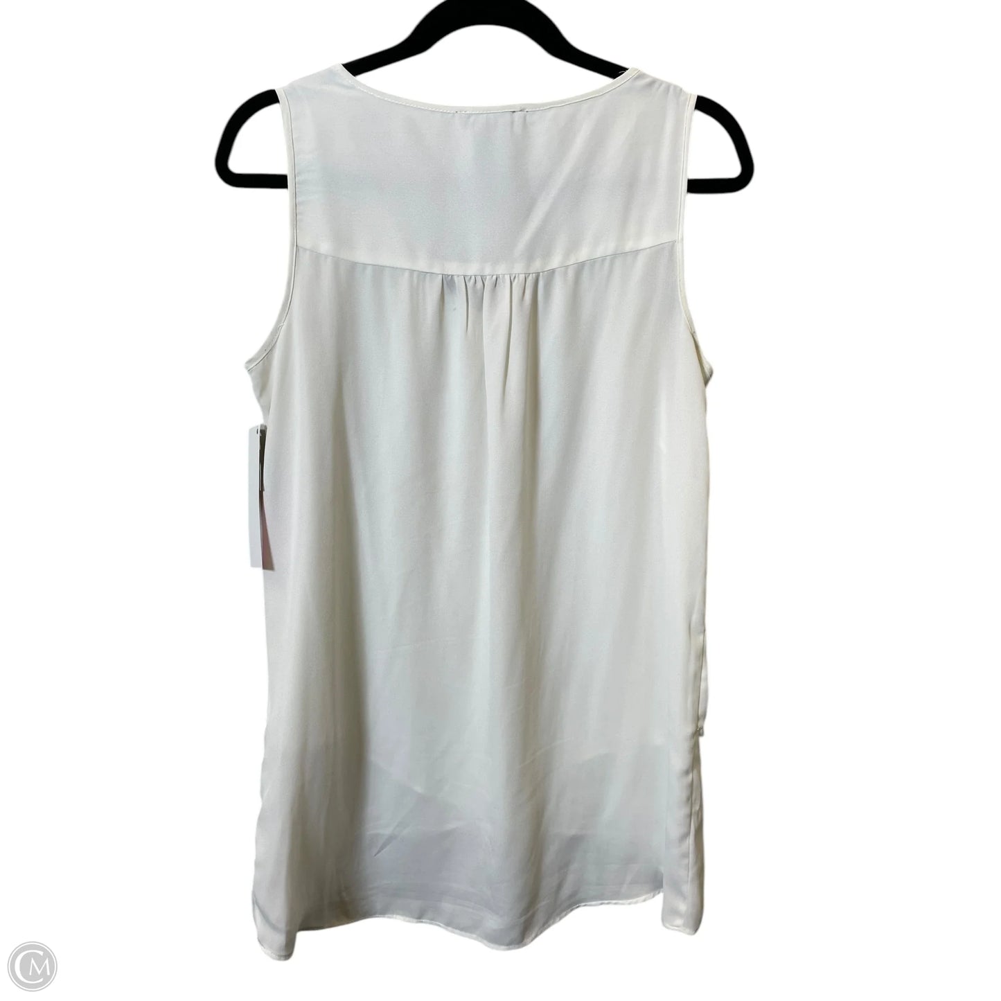 Top Sleeveless By Chelsea And Theodore In White, Size: S