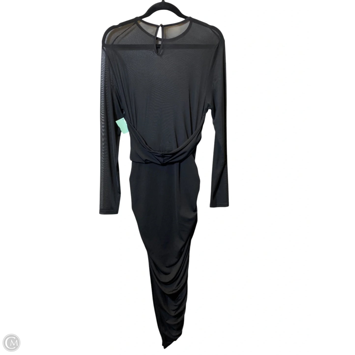 Dress Casual Maxi By Clothes Mentor In Black, Size: L