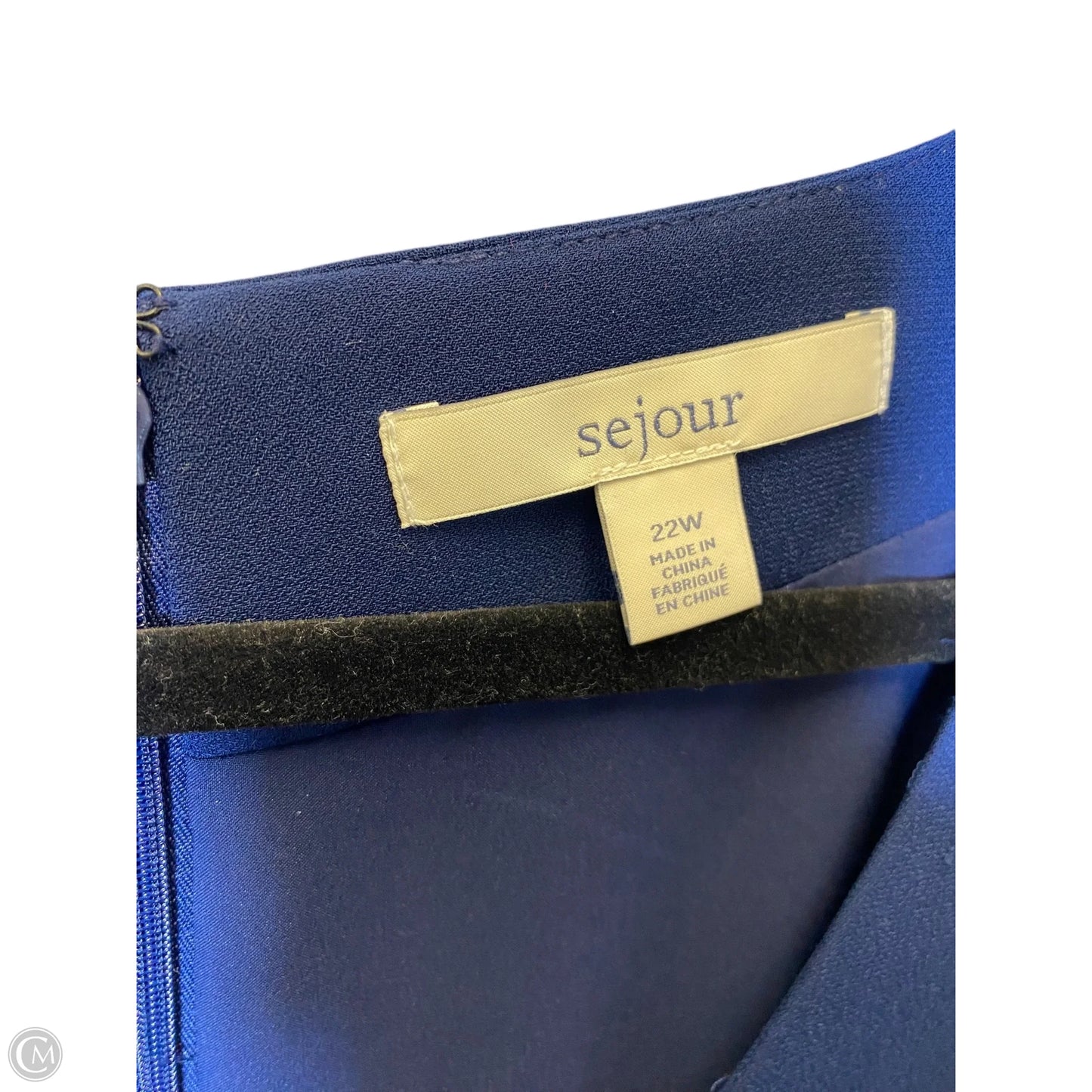 Dress Casual Midi By Sejour In Navy, Size: 3x