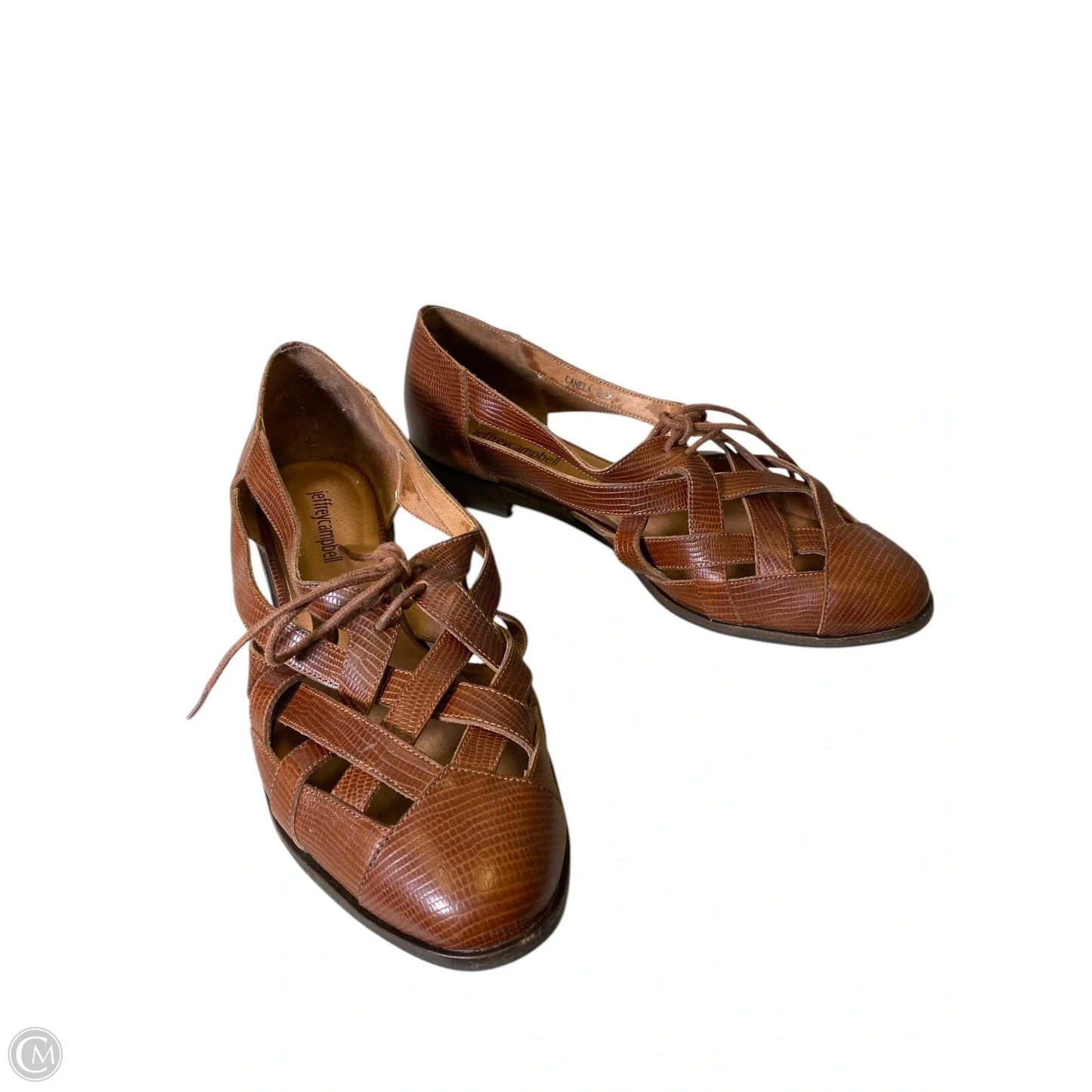 Shoes Flats By Jeffery Campbell In Brown, Size: 8.5