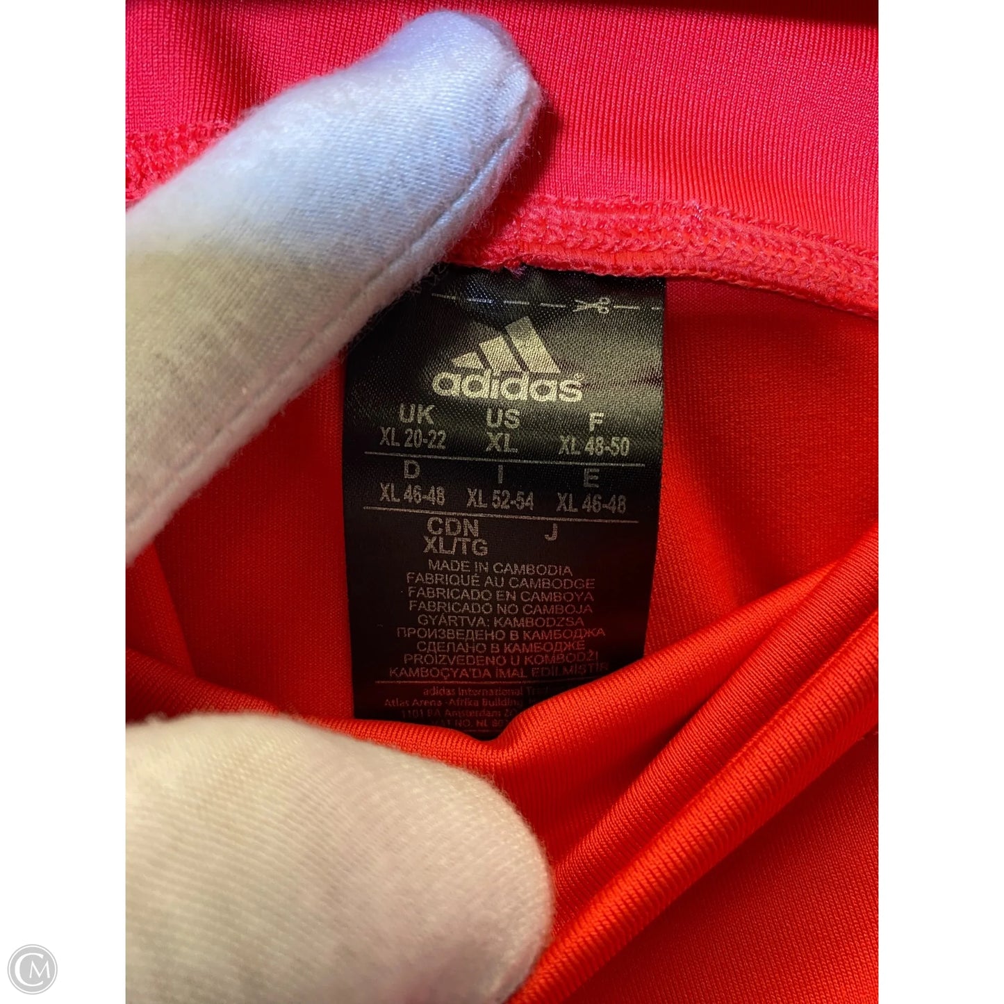 Athletic Capris By Adidas In Pink, Size: Xl