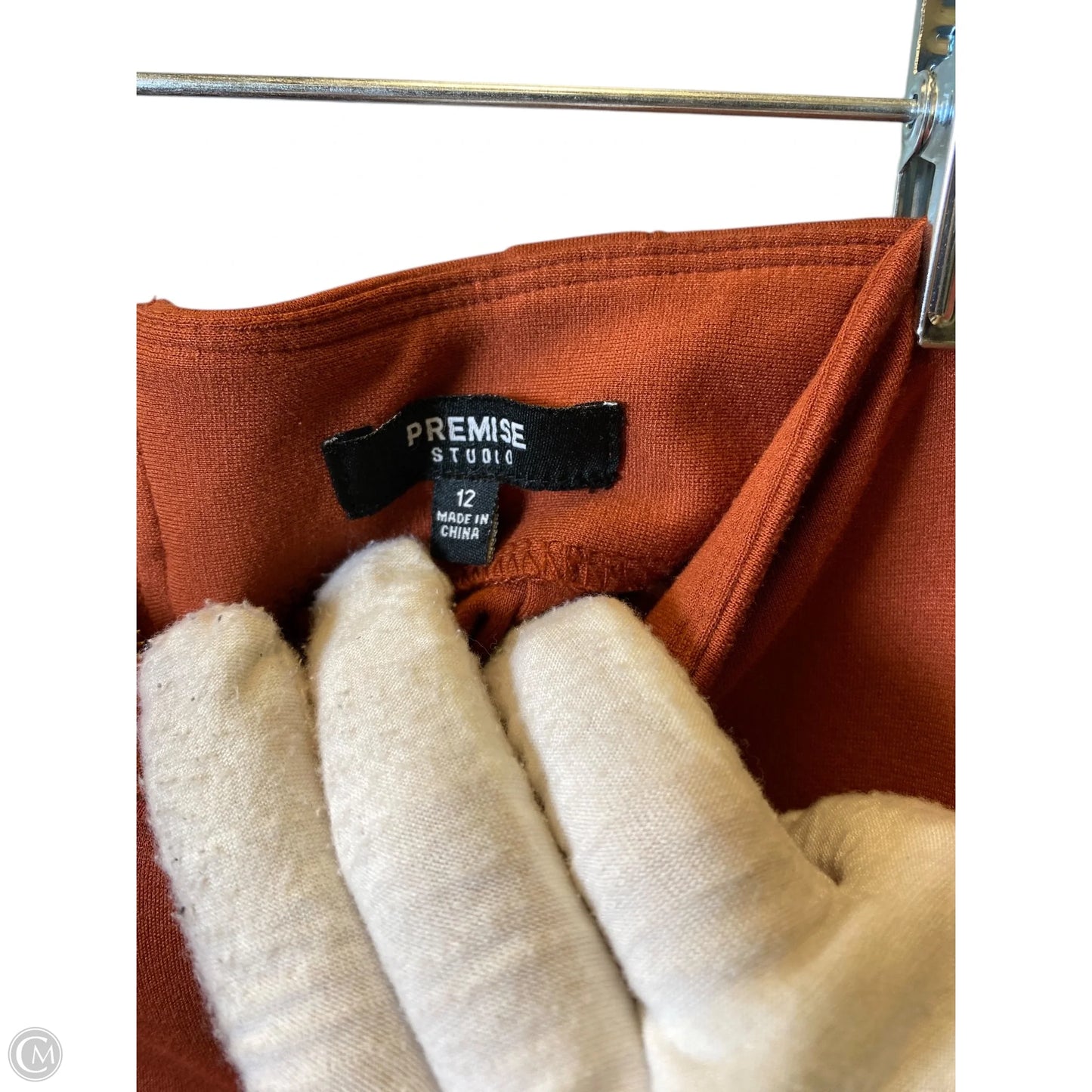 Skirt Midi By Premise In Orange, Size: 12