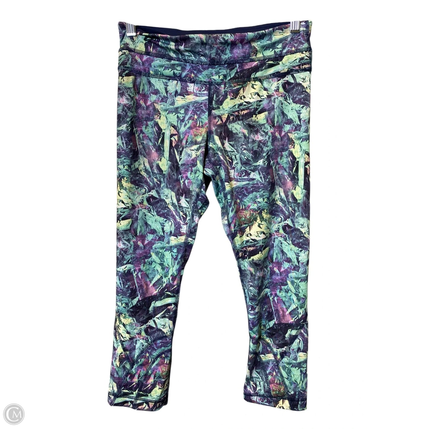Athletic Capris By Lululemon In Multi-colored, Size: 6