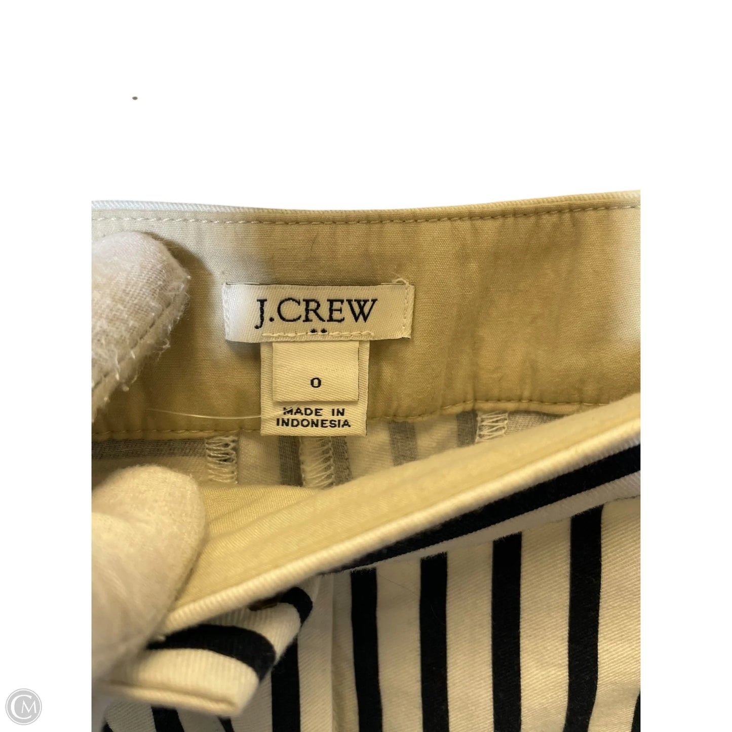Shorts By J. Crew In Striped Pattern, Size: 0